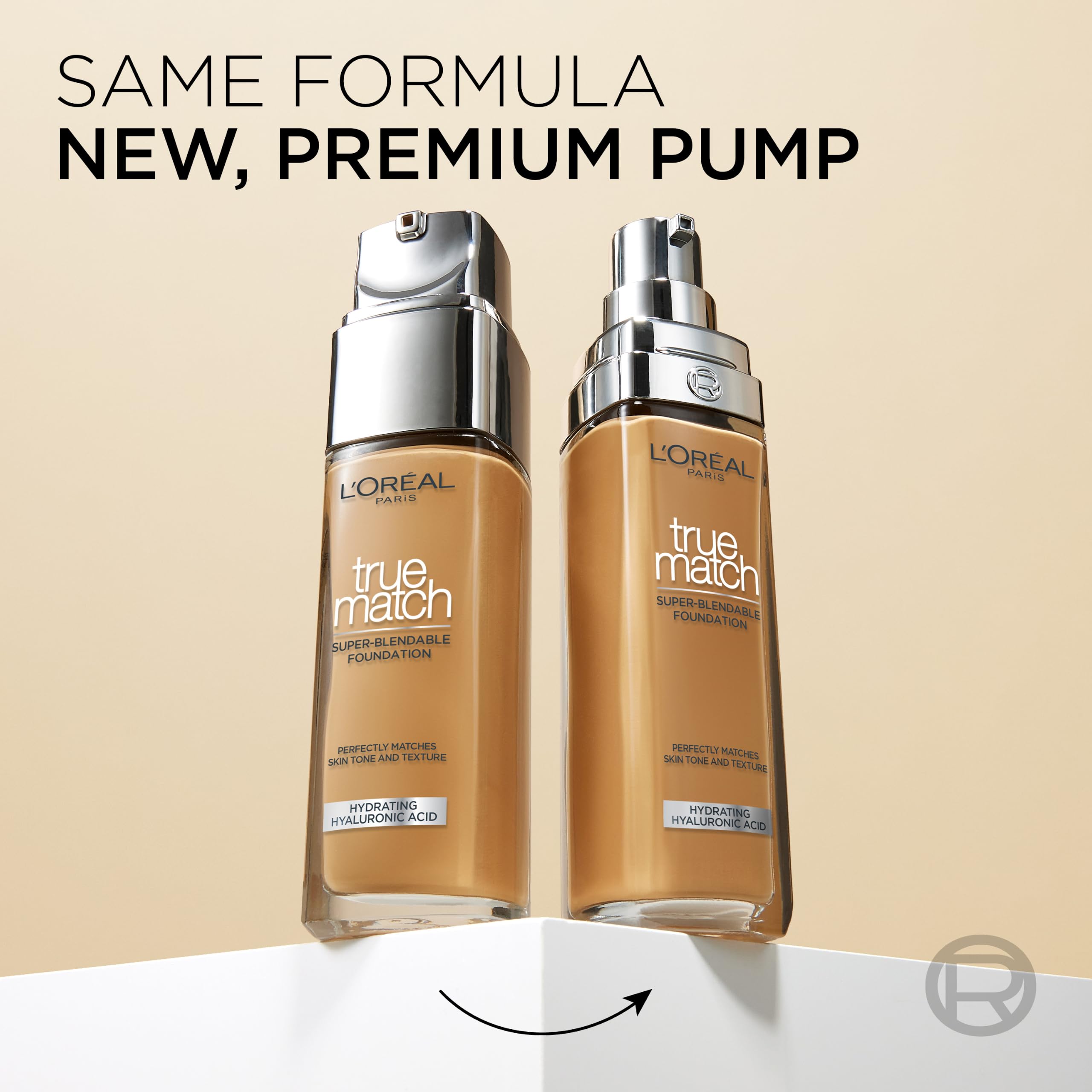 L'Oreal Paris True Match Hydrating Liquid Foundation - 24h Hydration, Hyaluronic Acid, SPF 16, 4W Golden Natural, 30 ml 5