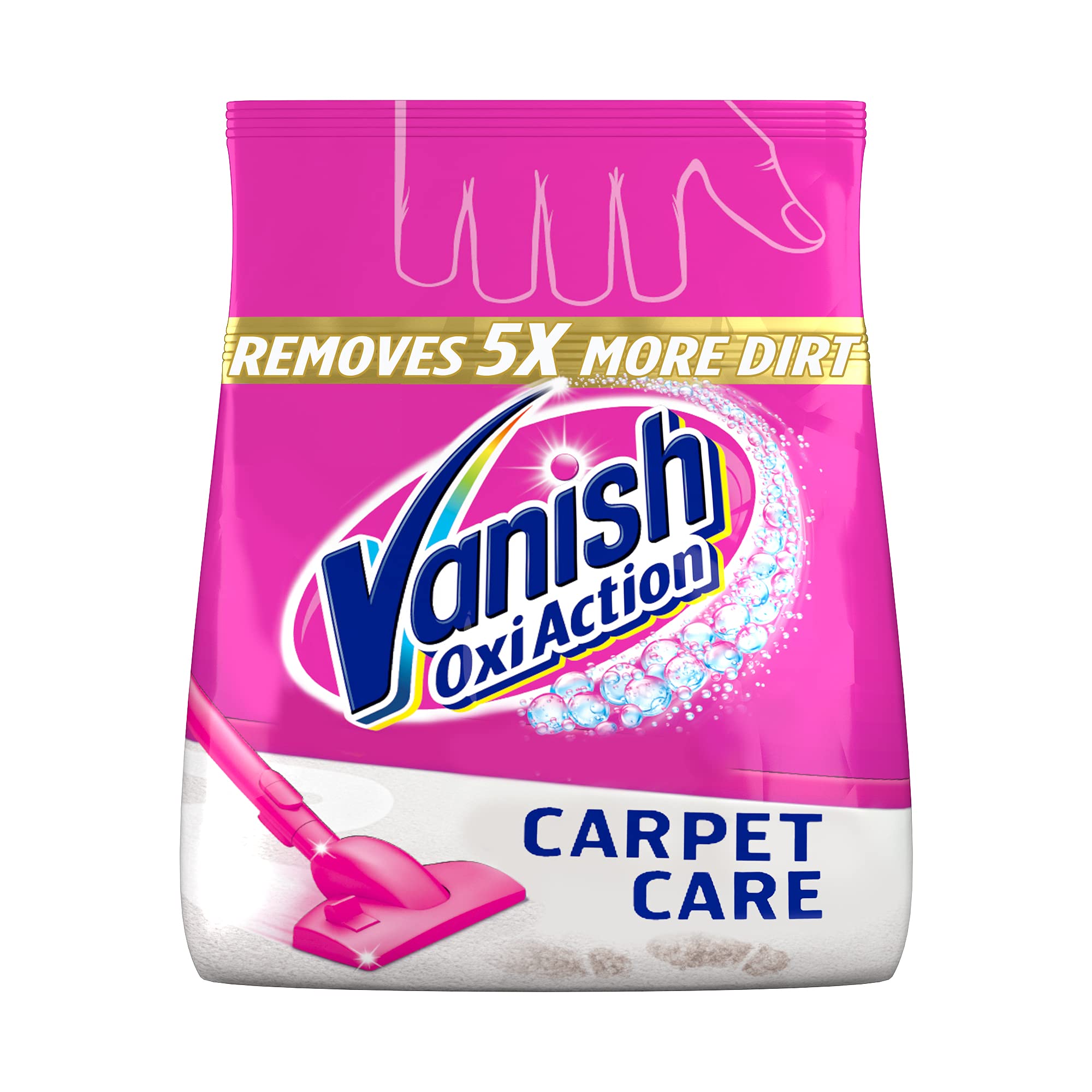 Vanish Gold Oxi Action Upholstery & Carpet Cleaner Powder for Dirt & Pet Messes | 650g 2