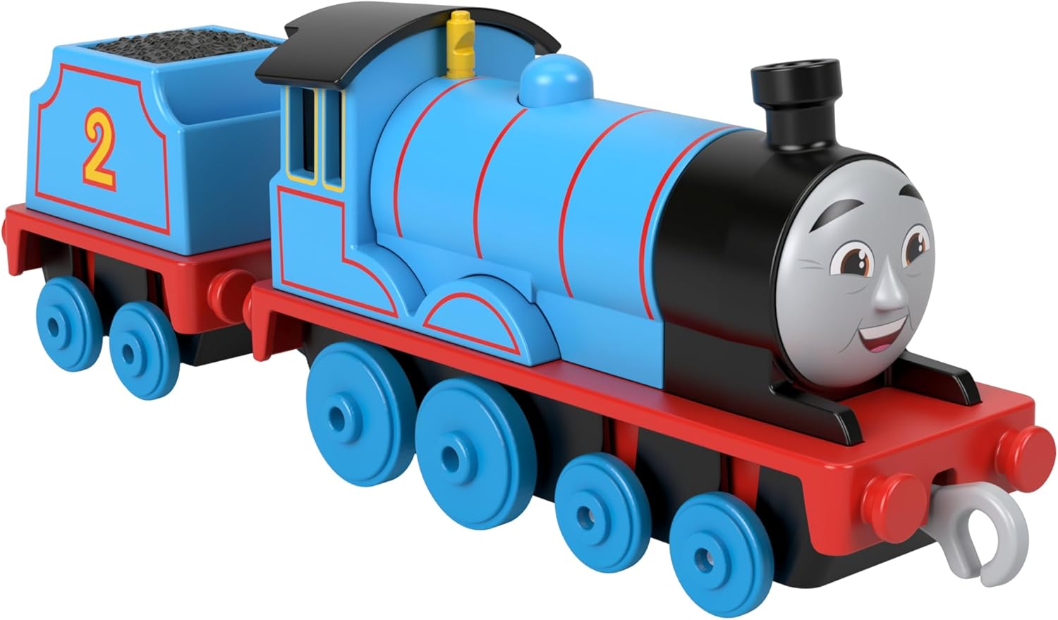 Fisher-Price Thomas & Friends Edward Push-Along Diecast Engine with Cargo - Preschool Train Toy for Ages 3+