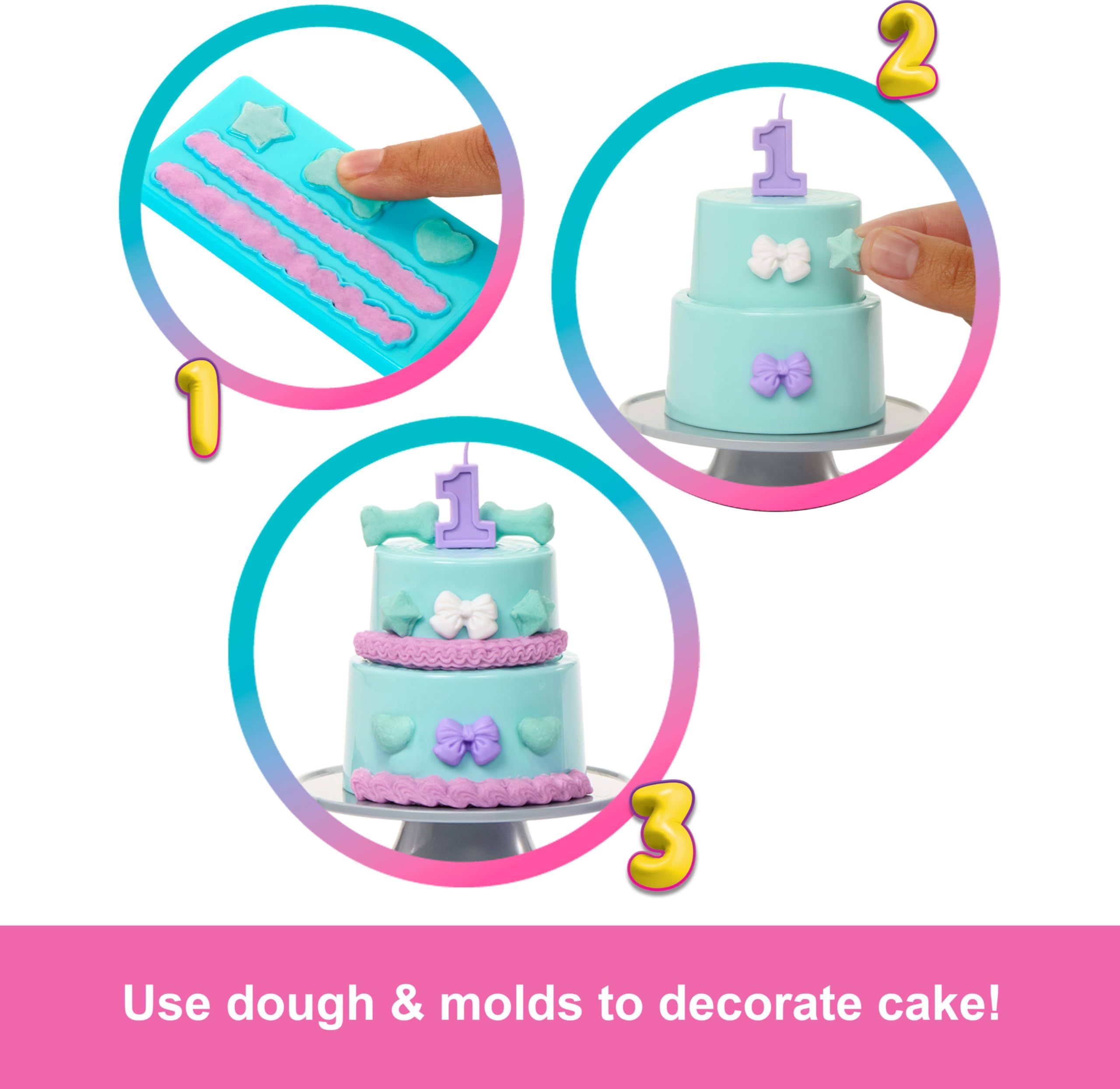 Barbie Party Unboxed Doll & Accessories Pet Birthday Series Party Stars Set 5
