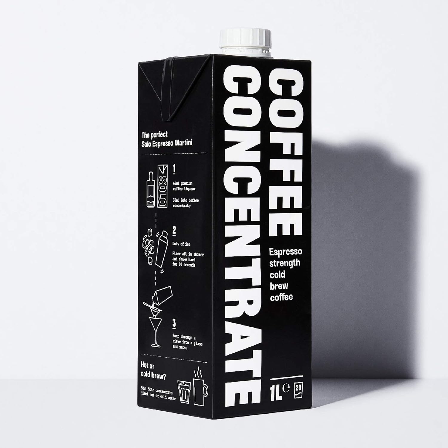 Solo Coffee - Cold Brew Coffee Concentrate | Espresso Strength | Barista Grade 5