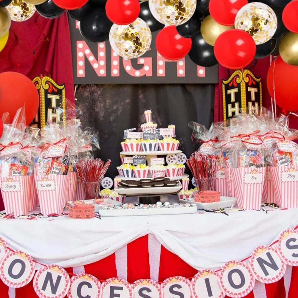 Unique Double Roll of Raffle Tickets - 500 Numbered Tickets in Red, Green, or Blue 5