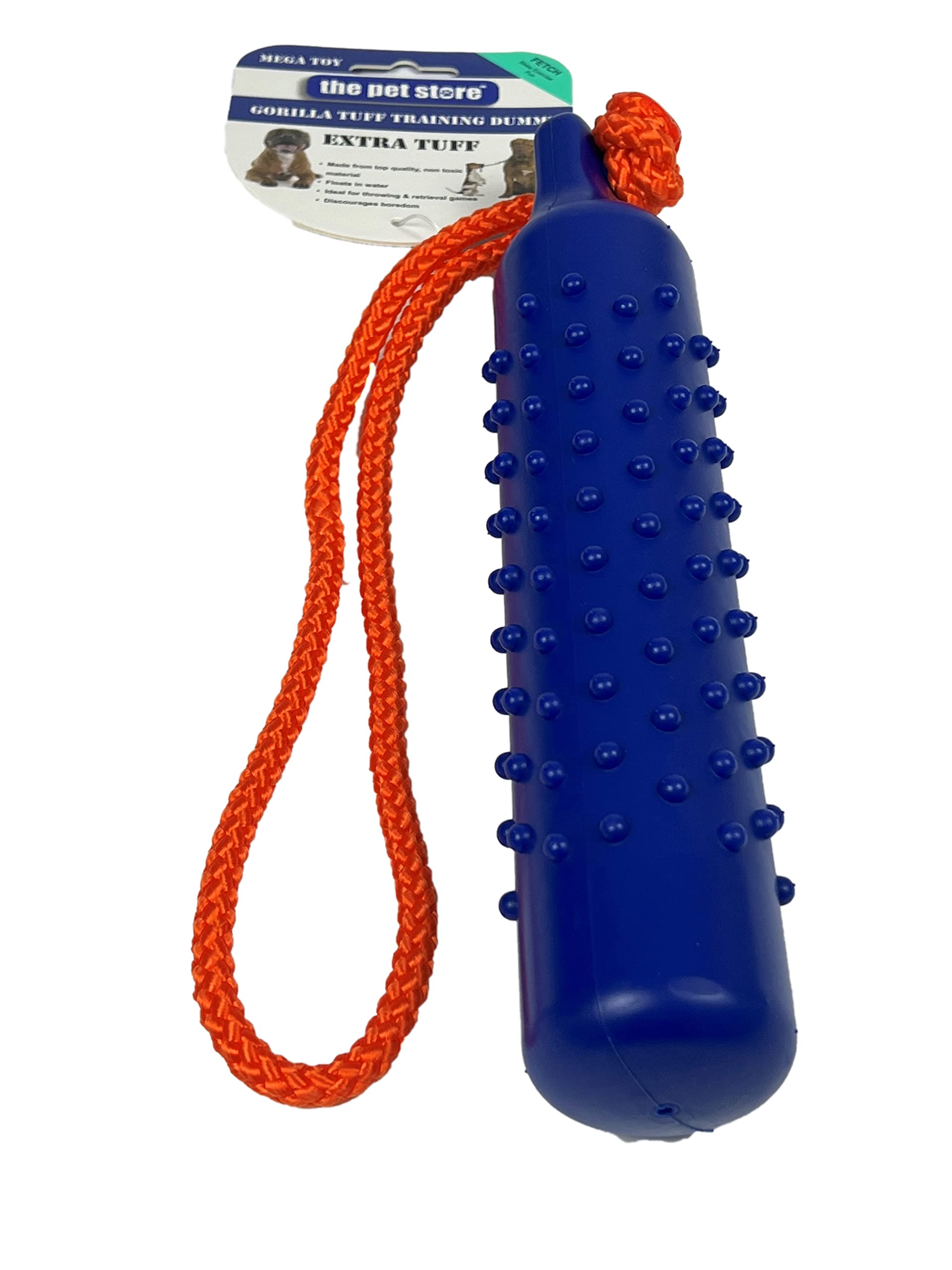 Pet Store Gorilla Tuff Floating Training Dummy - Durable TPR, Emperor Blue | Floats