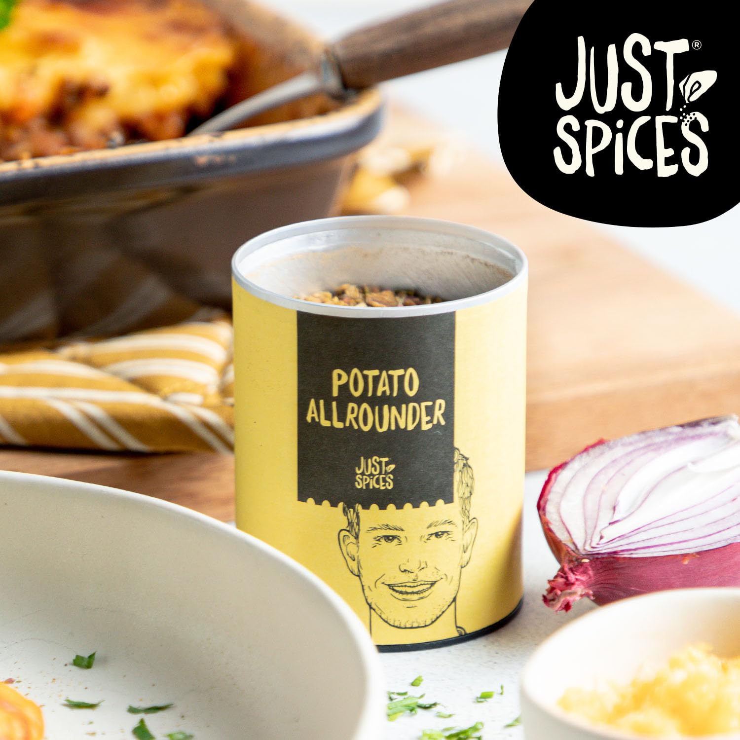 Just Spices Potato Allrounder 60g - Garlic & Herb Seasoning Blend