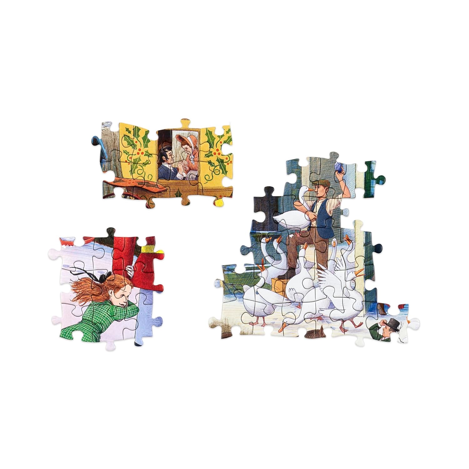 A Book Lover's Christmas 1000 Piece Puzzle - Literary Holiday Jigsaw 3