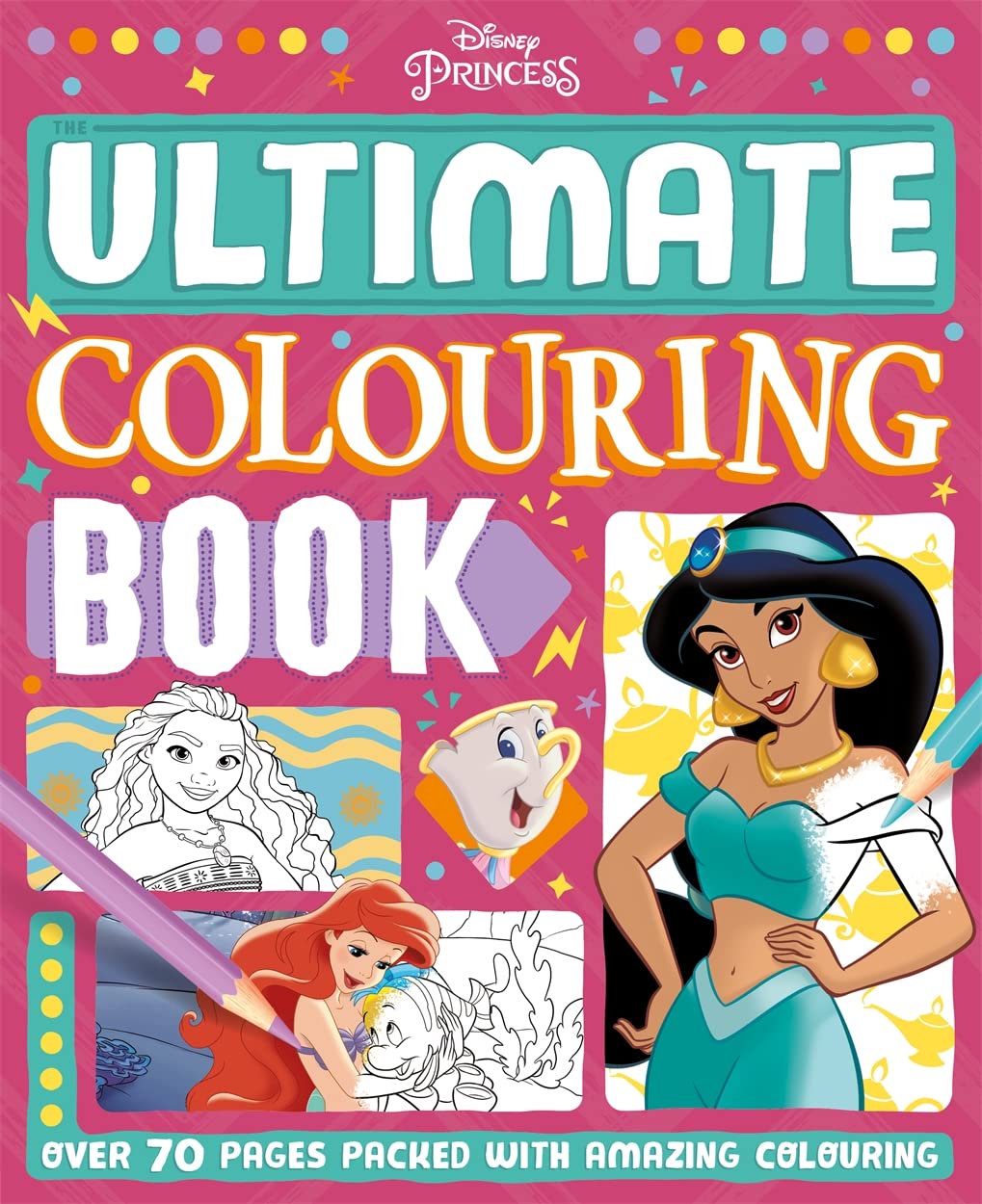 Autumn Disney Princess: The Ultimate Colouring Book | Paperback | Ages 4-7