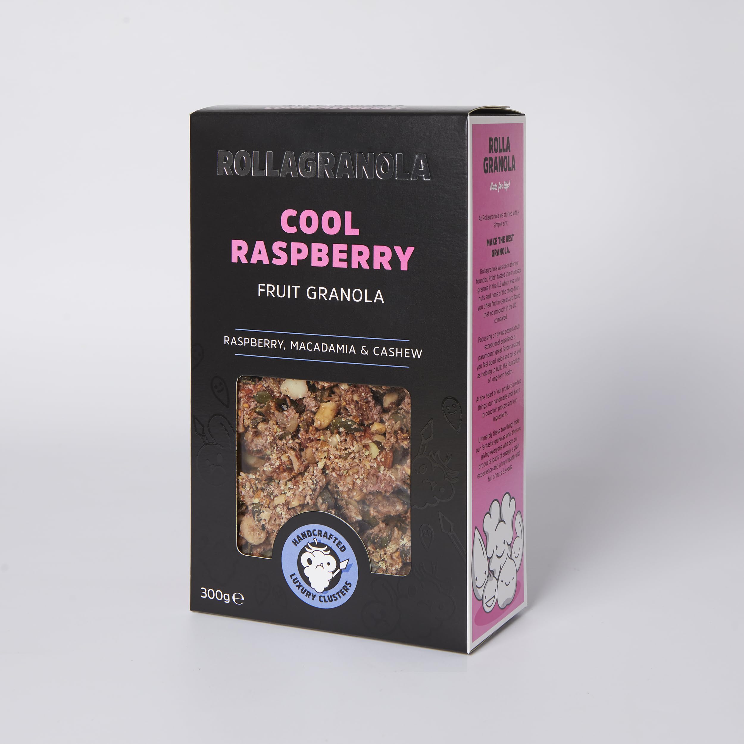 Rollagranola - Cool Raspberry Fruit Granola, 300g Pack