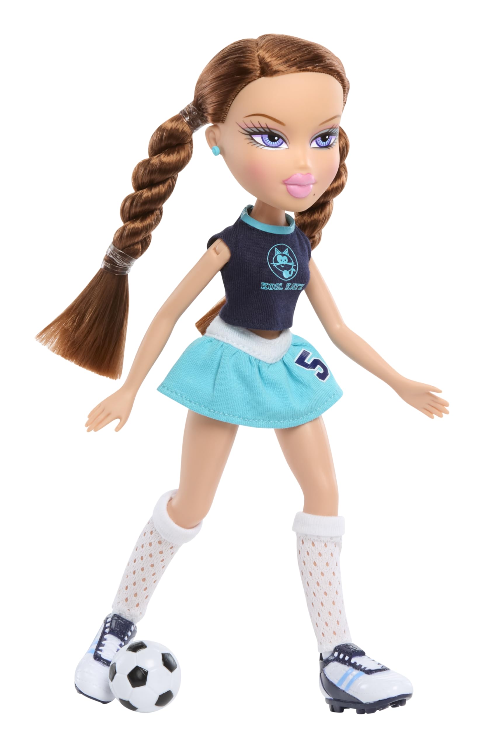 Bratz Play Sportz Roxxi Fashion Doll with Soccer Accessories - 20th Anniversary Reproduction 5