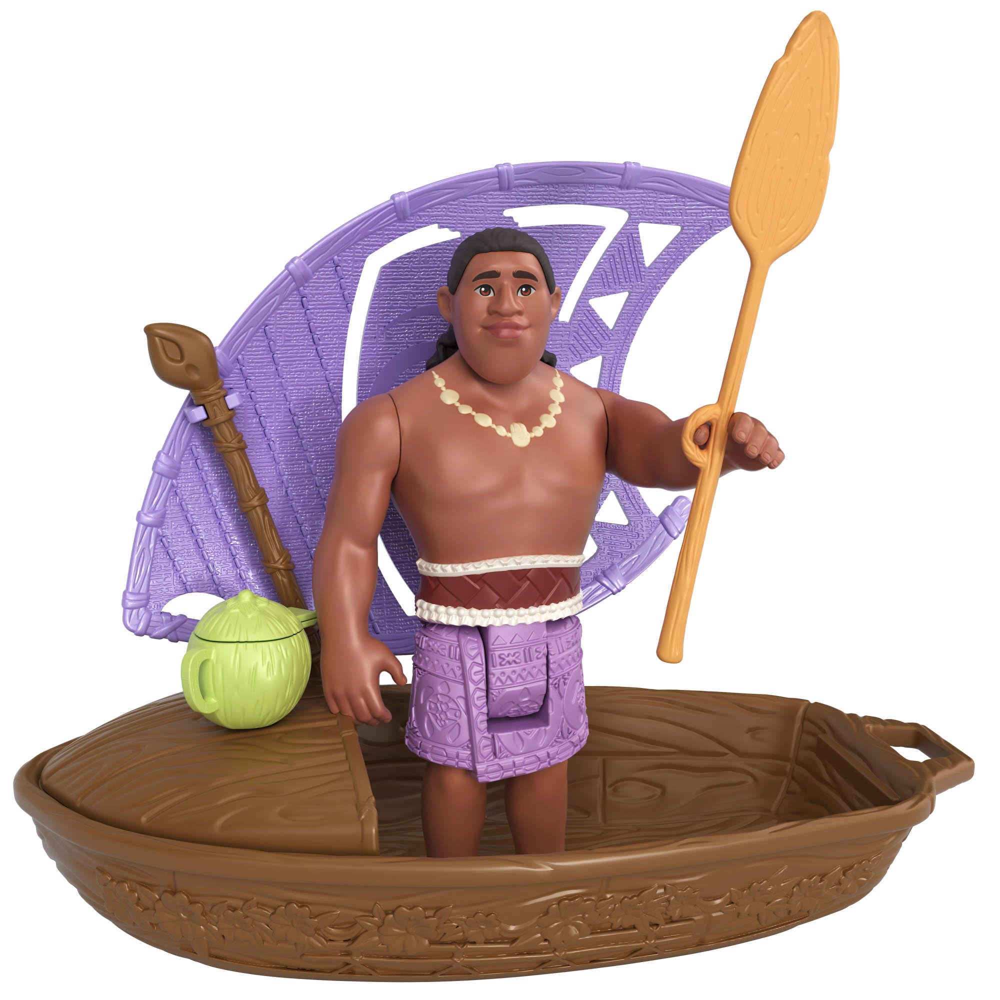 Mattel Disney Moana 2 Wayfinder Wonders Toy Set with Surprise Doll and Floating Canoe 3