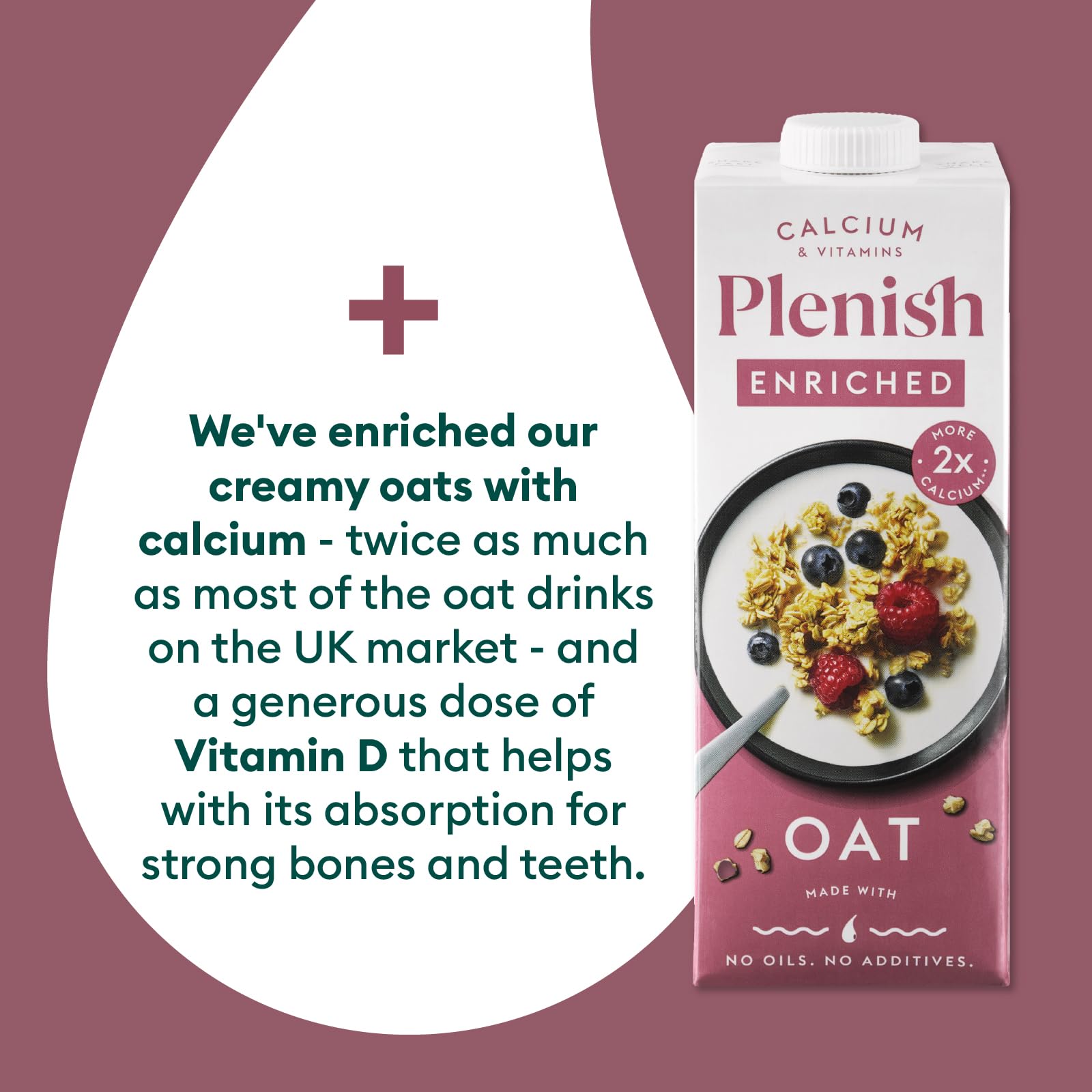Plenish Organic Enriched Oat Milk 1L 4