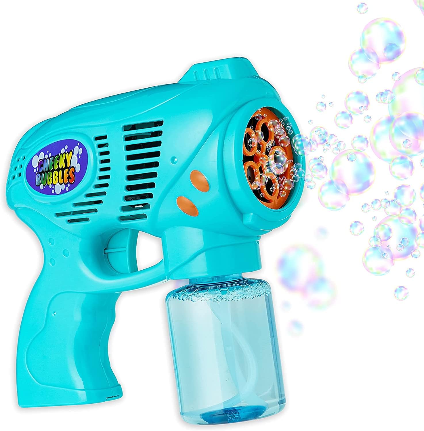 RAM Bubble Gun - 2-in-1 Automatic Bubble Machine with LED Lights for Kids 5