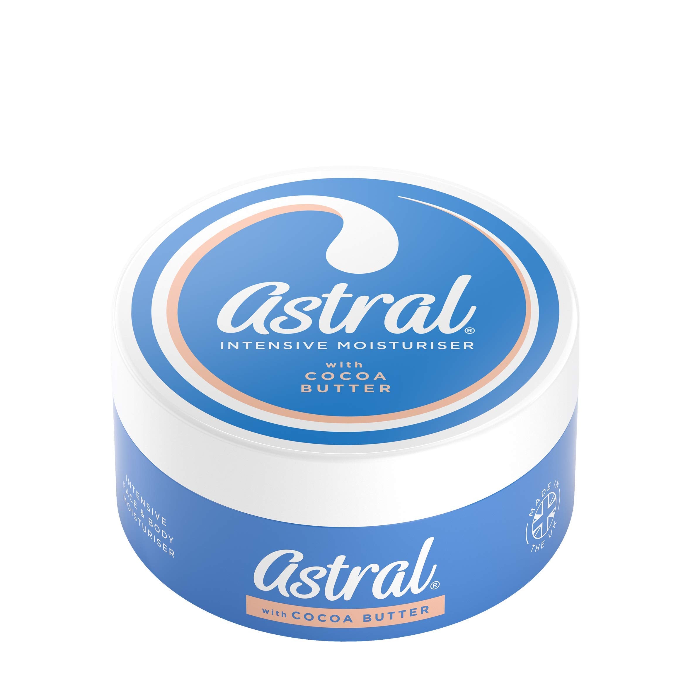 Astral - Face & Body Intensive Moisturiser Cream with Cocoa Butter (200ml)