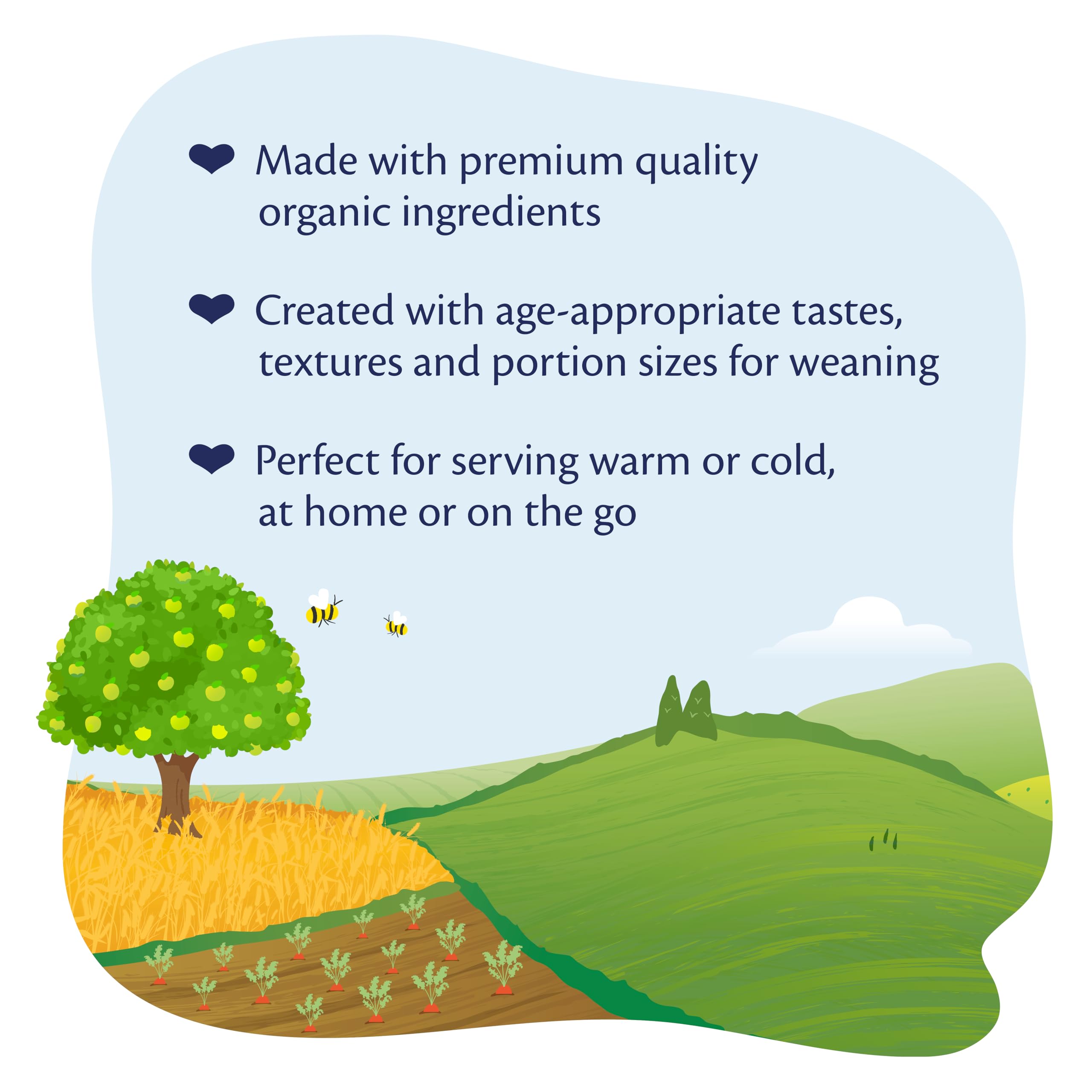 HiPP Organic Carrots & Peas Baby Food Jar 4+ Months 125g (Pack of 6) 7