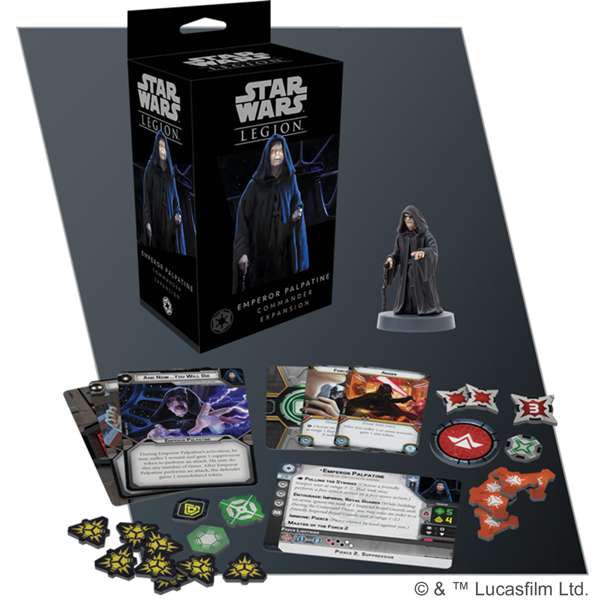 Fantasy Flight Games Star Wars: Legion Emperor Palpatine Commander Expansion 3