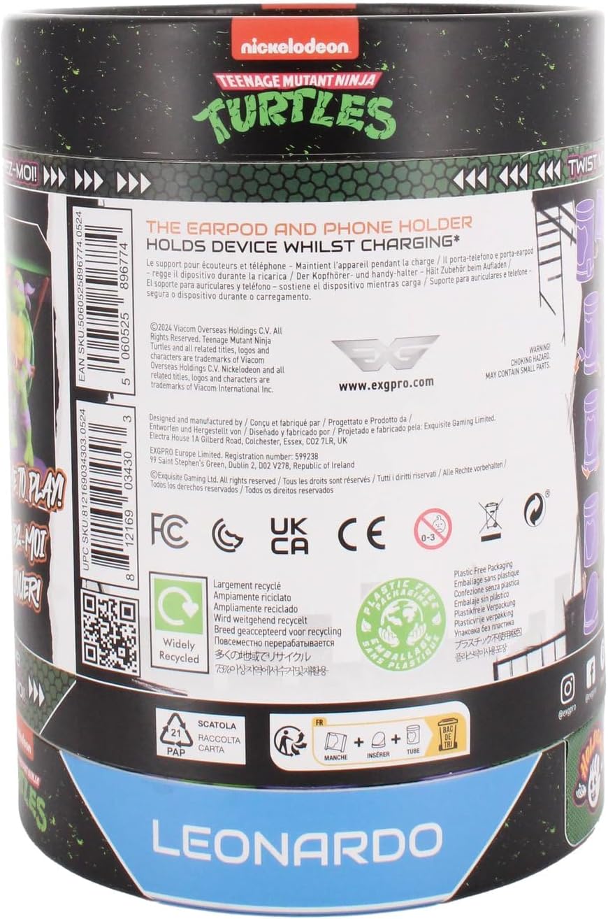 Cable Guys TMNT Leonardo Mini Tech Holder (5060525896774) 9