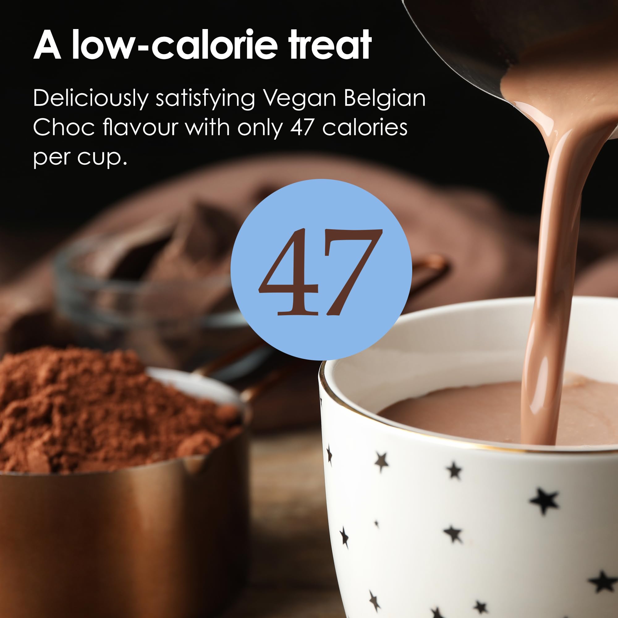 Options Vegan Belgian Hot Chocolate Drink (6 x 200g Jars)