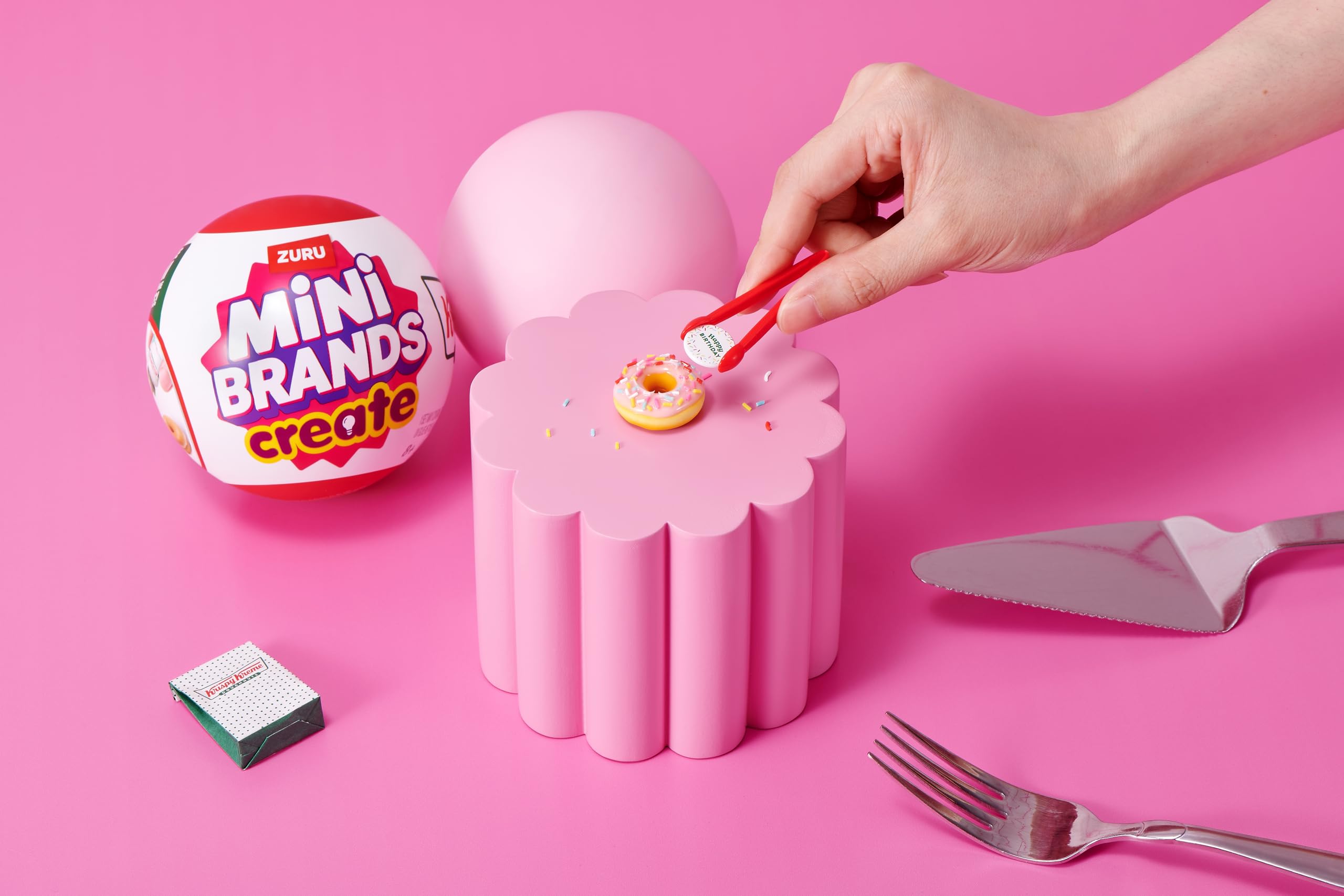 Mini Brands Create Series 1 - Krispy Kreme Mini Doughnut & Drink Capsule Toy 5