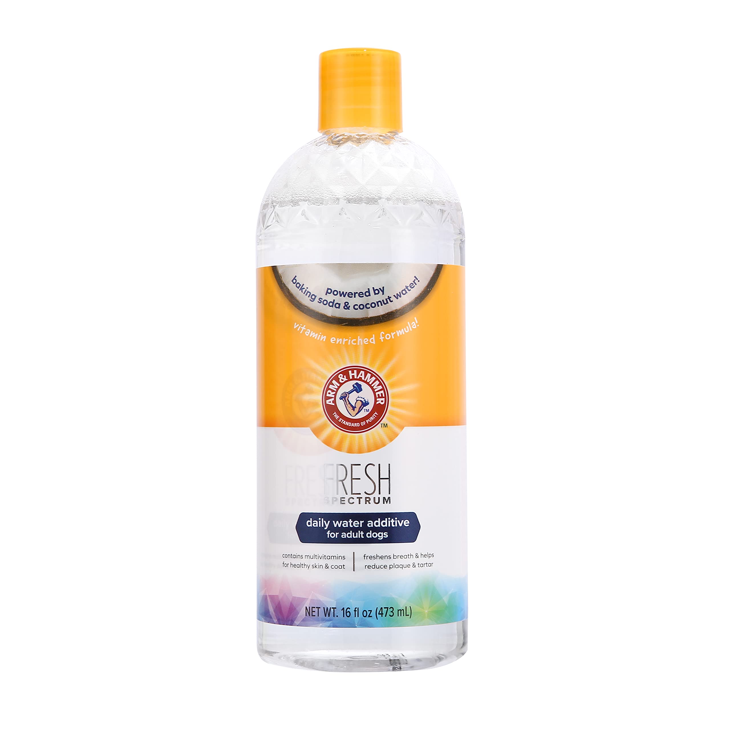 ARM & HAMMER Fresh Spectrum Coconut Mint Dog Water Additive - Plaque/Tartar Reduction | 473ml 1