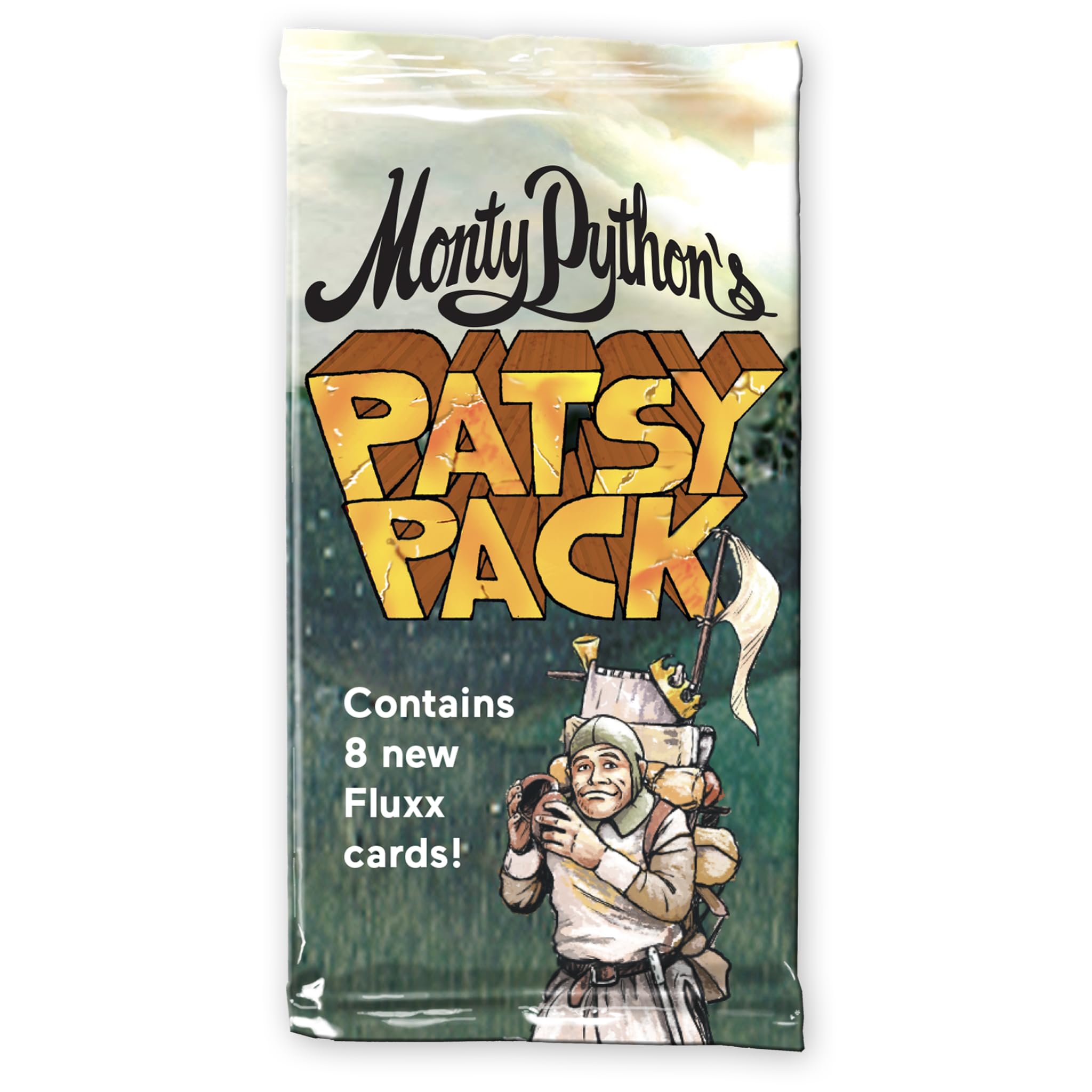 Looney Labs Monty Python's Patsy Pack Expansion for Fluxx | 8 Cards | Ages 10+
