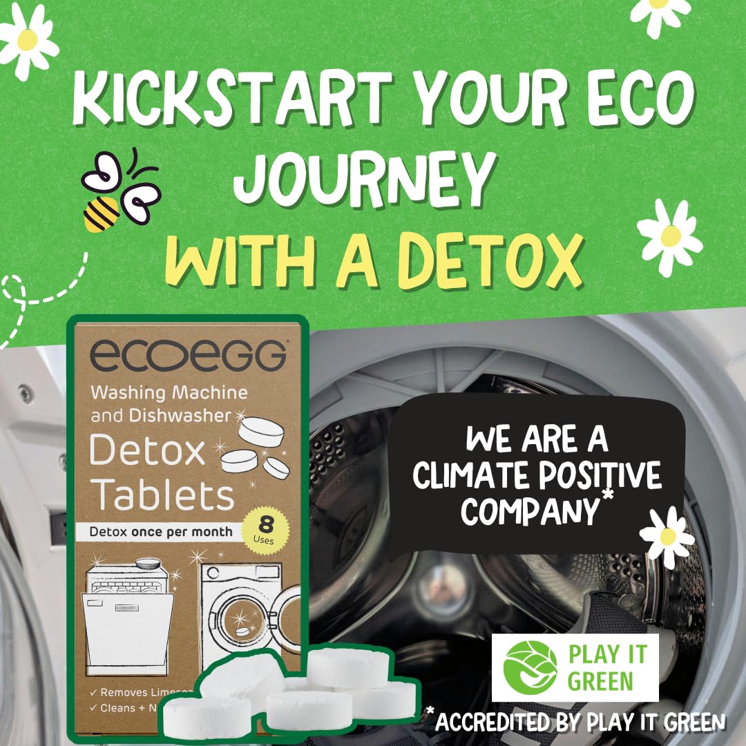 Ecoegg - Detox Tablets for Washing Machine and Dishwasher, 8 Tablets 4