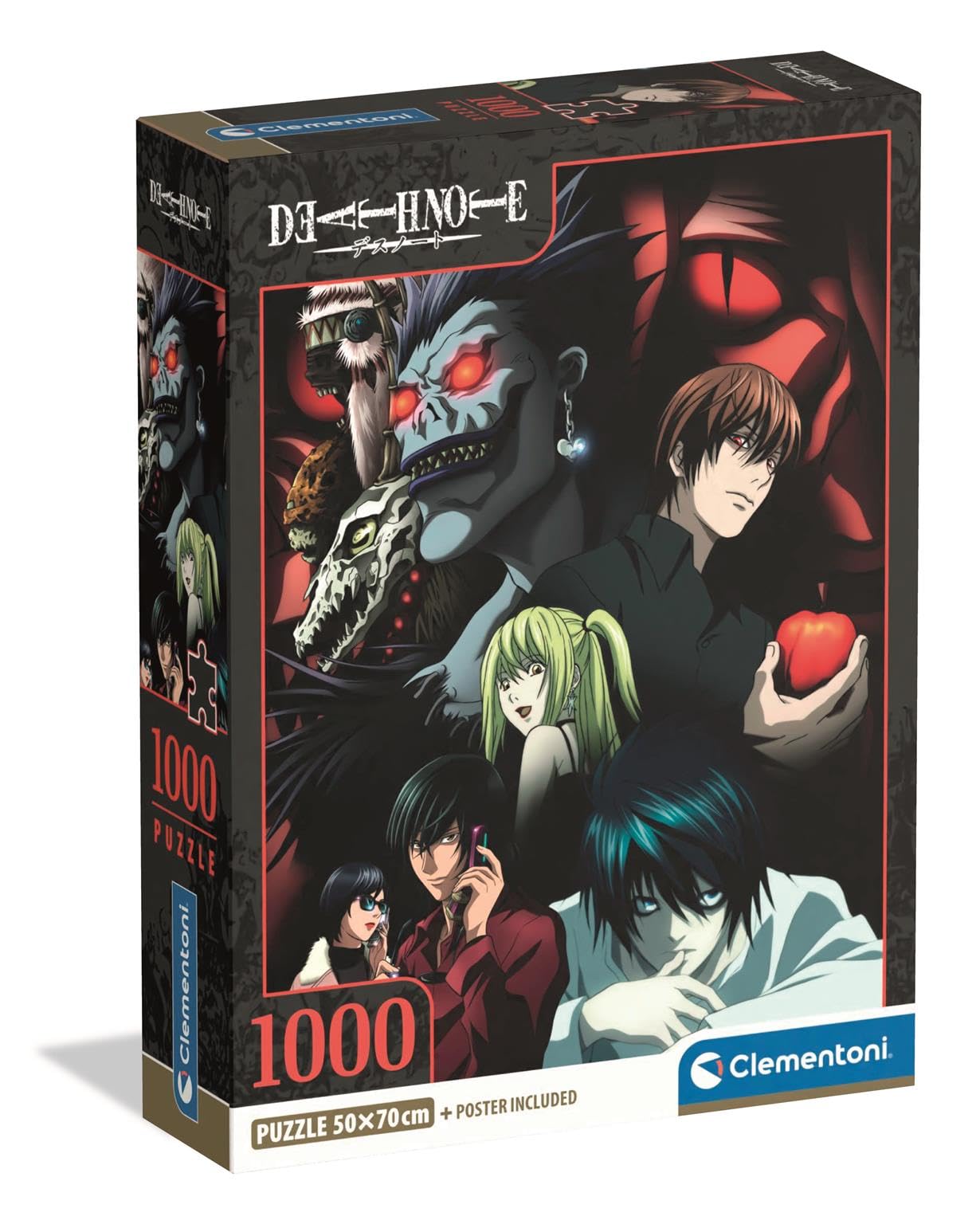 Clementoni Death Note Anime Jigsaw Puzzle - 1000 Pieces | 70 x 50 cm