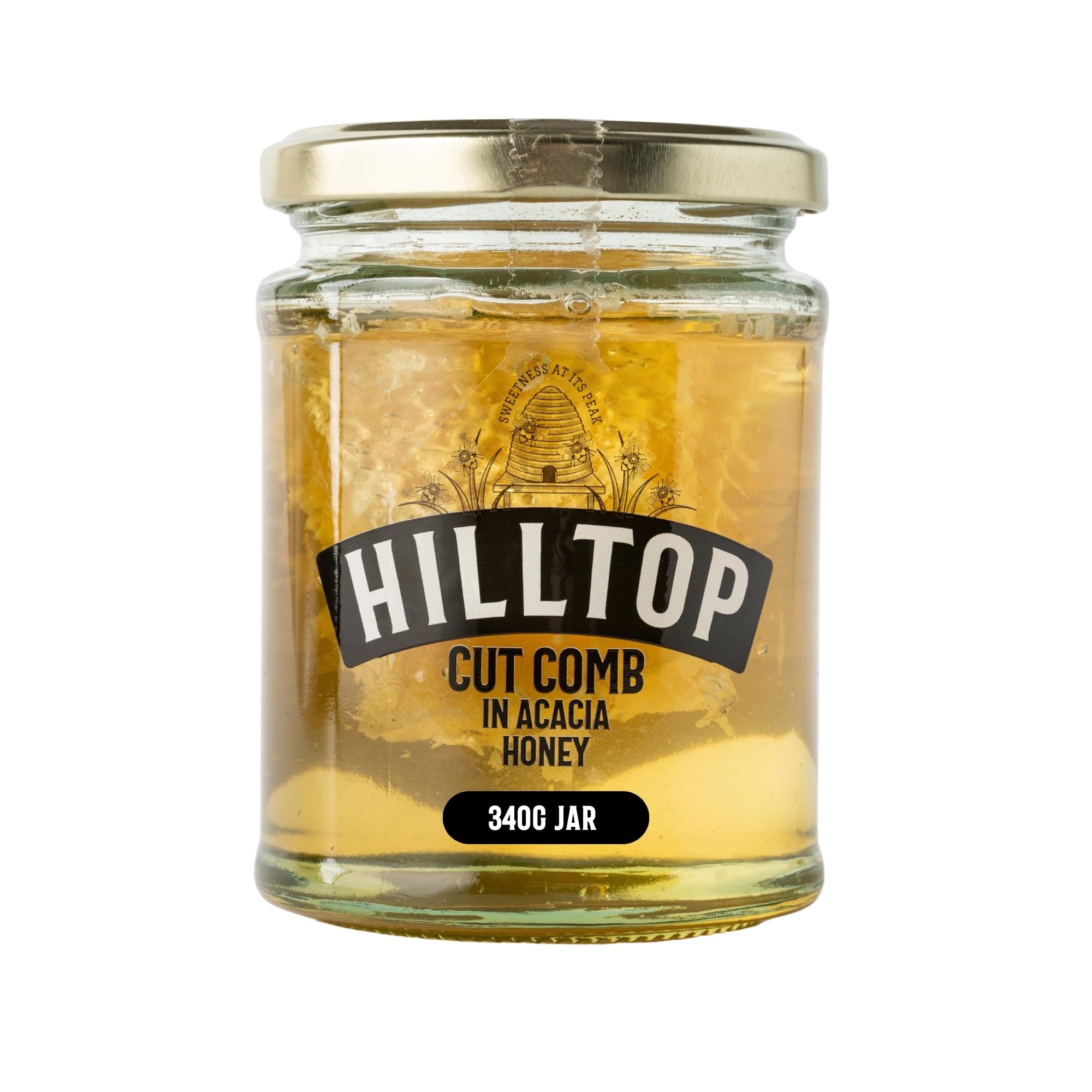 Hilltop Honey - Cut Comb in Acacia Honey 340g 6