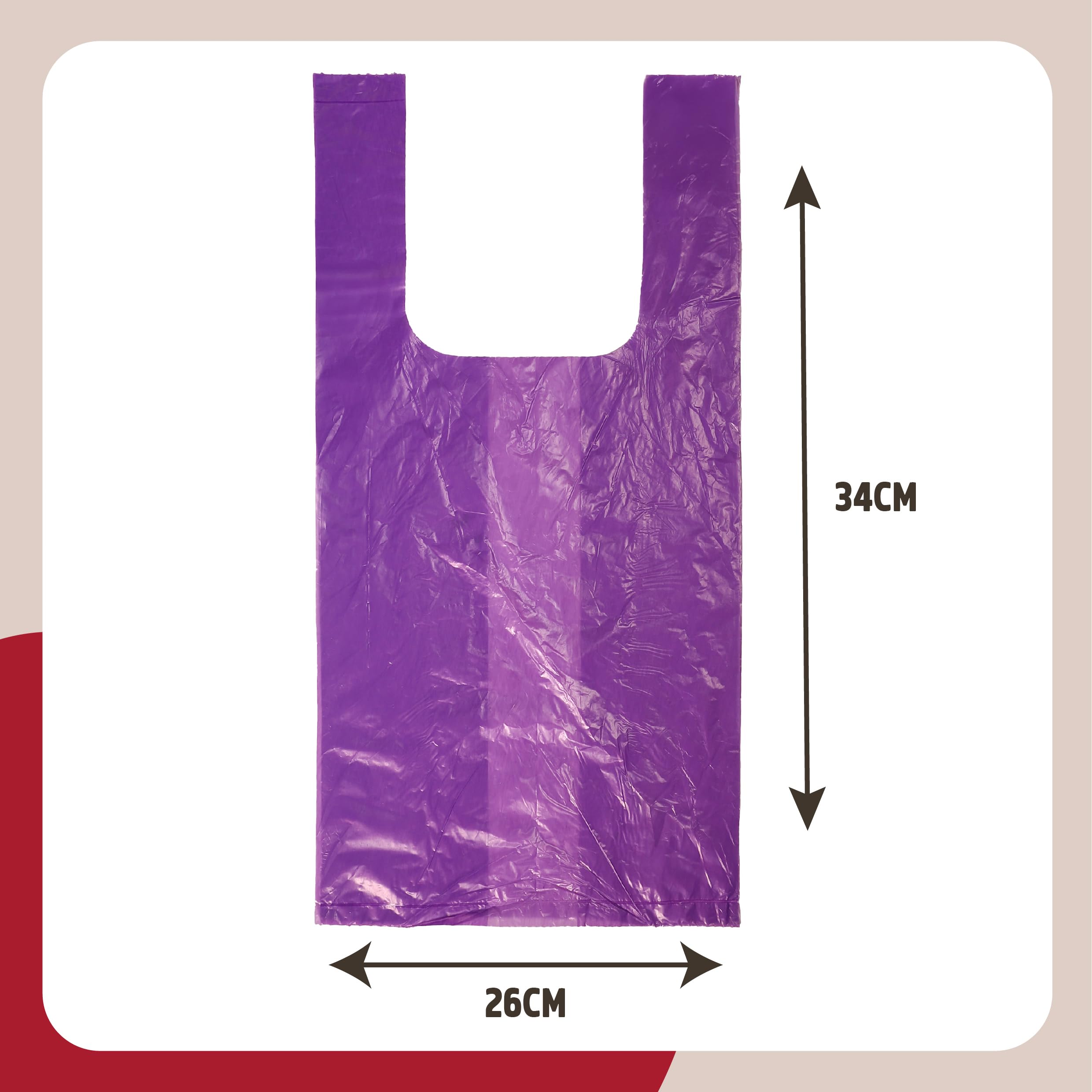 Rosewood Dog Poo Bags with Handles - 240 Bags, 12 Rolls, Vanilla Scented 5