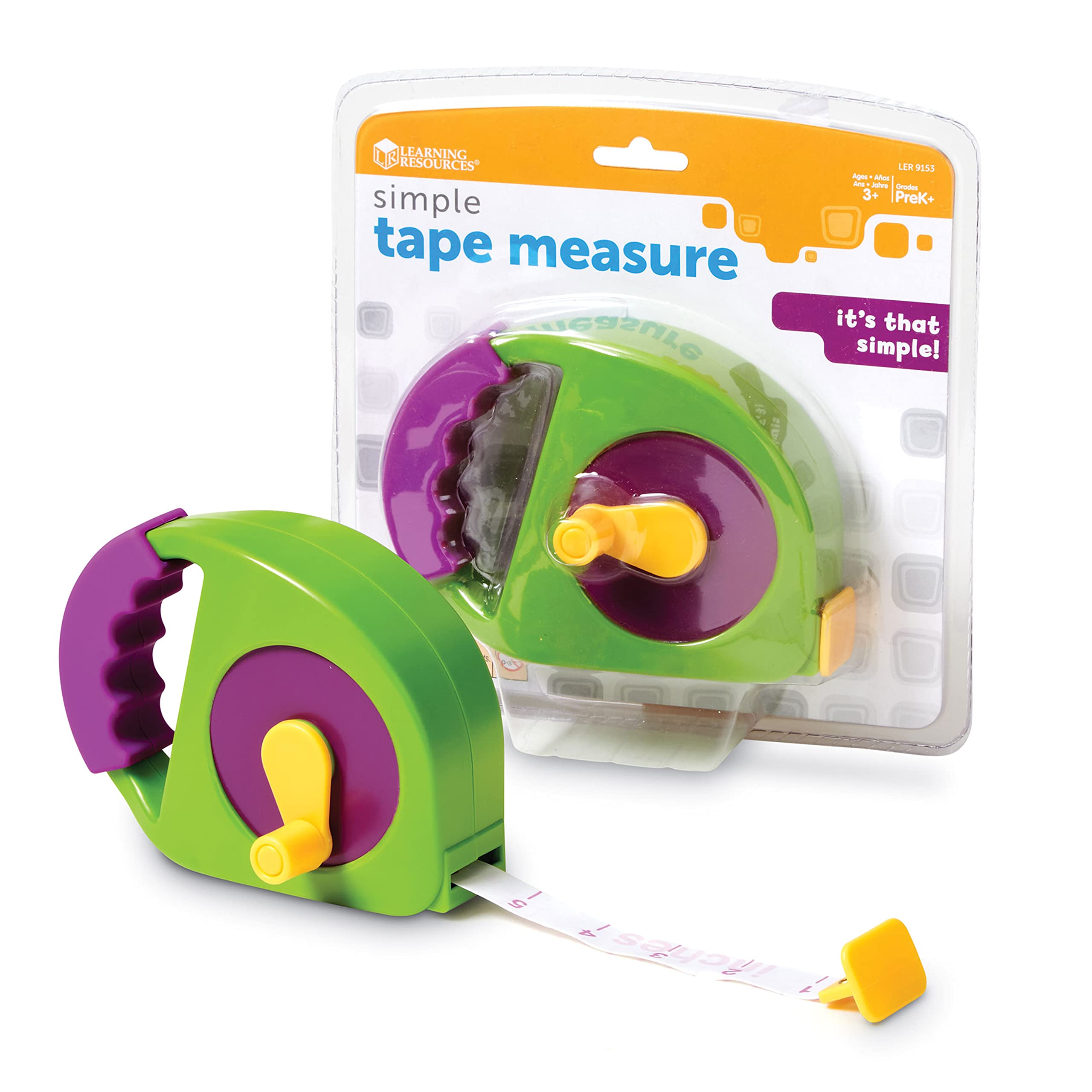 Learning Resources Measure It Tape Measure - Educational Toy for Ages 3+ 7