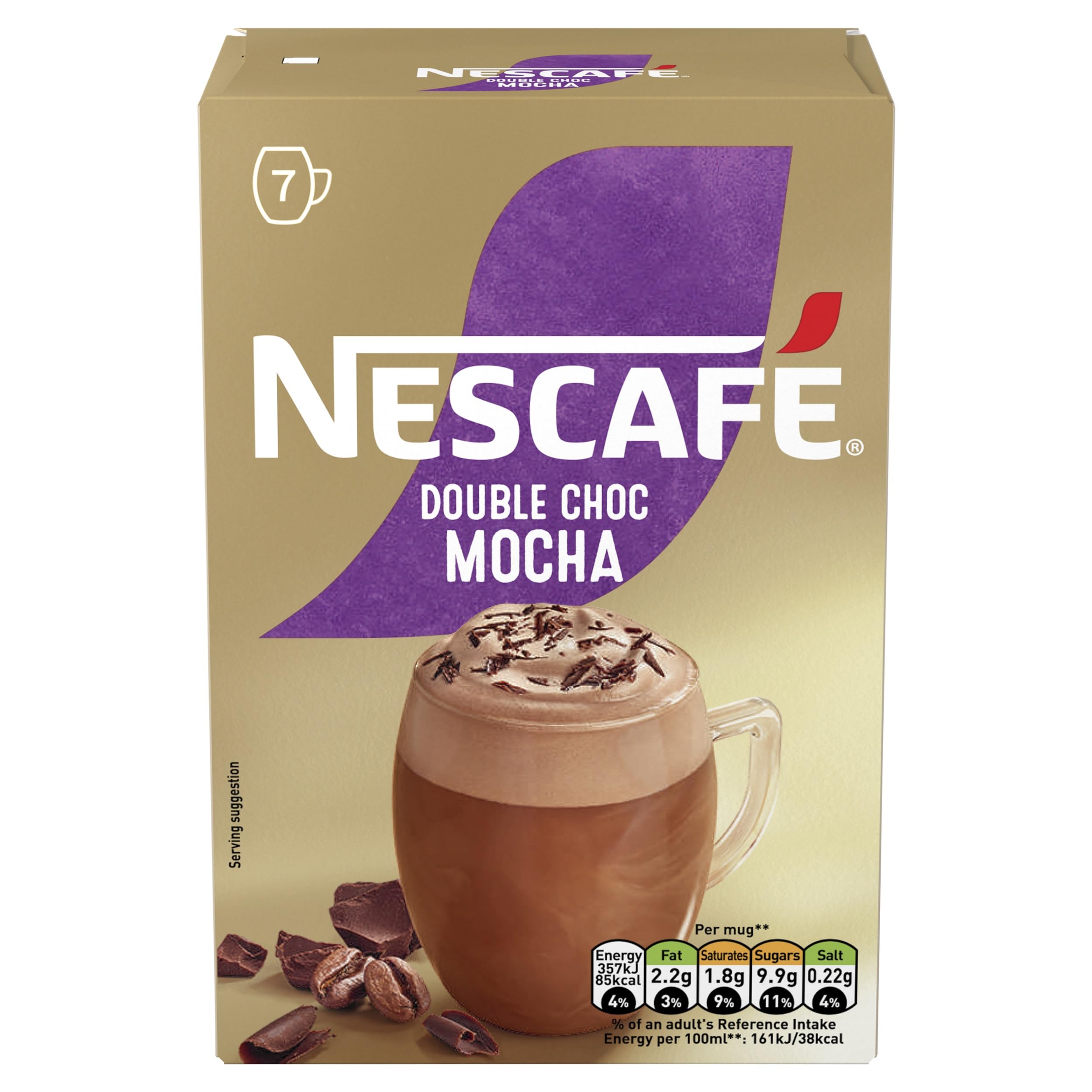 NESCAFÉ Mocha Double Chocolate Instant Coffee 7 Sachets