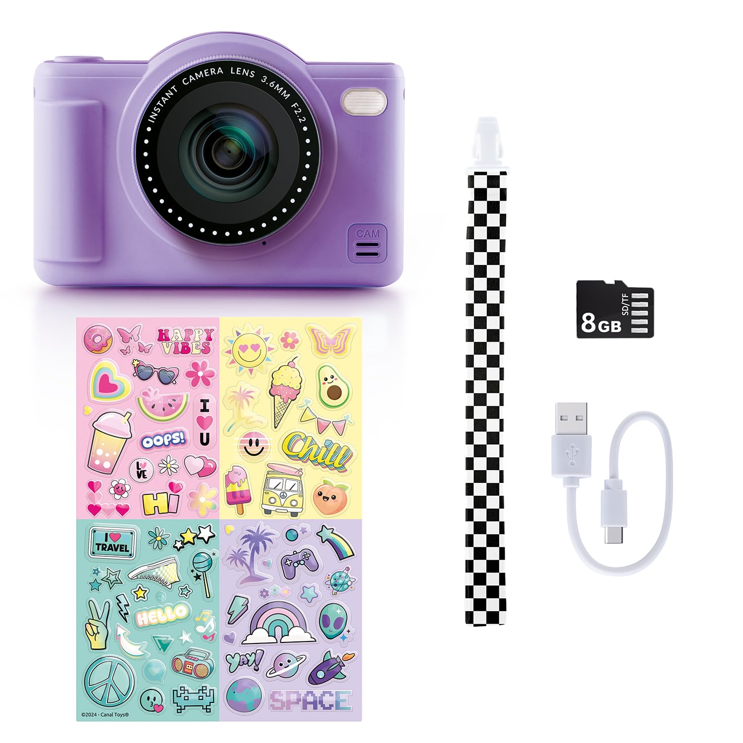 Photo Creator Pop Colour Digital Camera - 32MP Kids Camera with Flash & Selfie Lens 3
