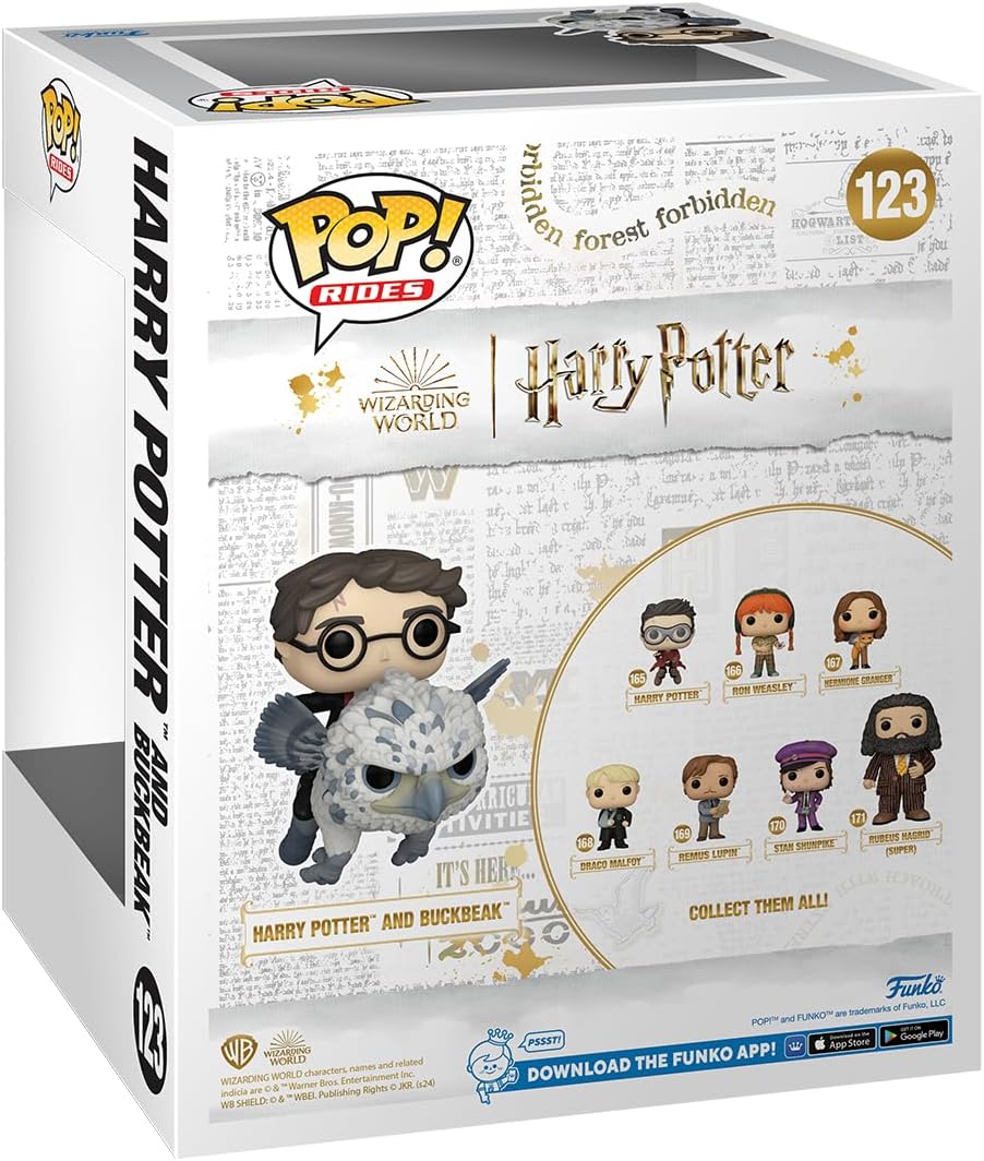Funko Pop! Rides Deluxe: Harry Potter Prisoner of Azkaban - Harry & Buckbeak Vinyl Figure 3