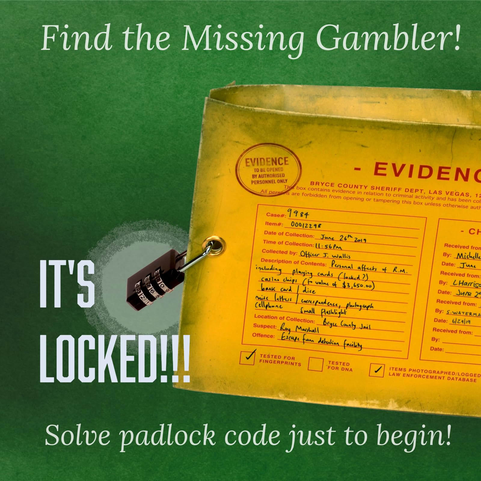 The Mystery Agency The Vanishing Gambler Immersive Detective Puzzle 10