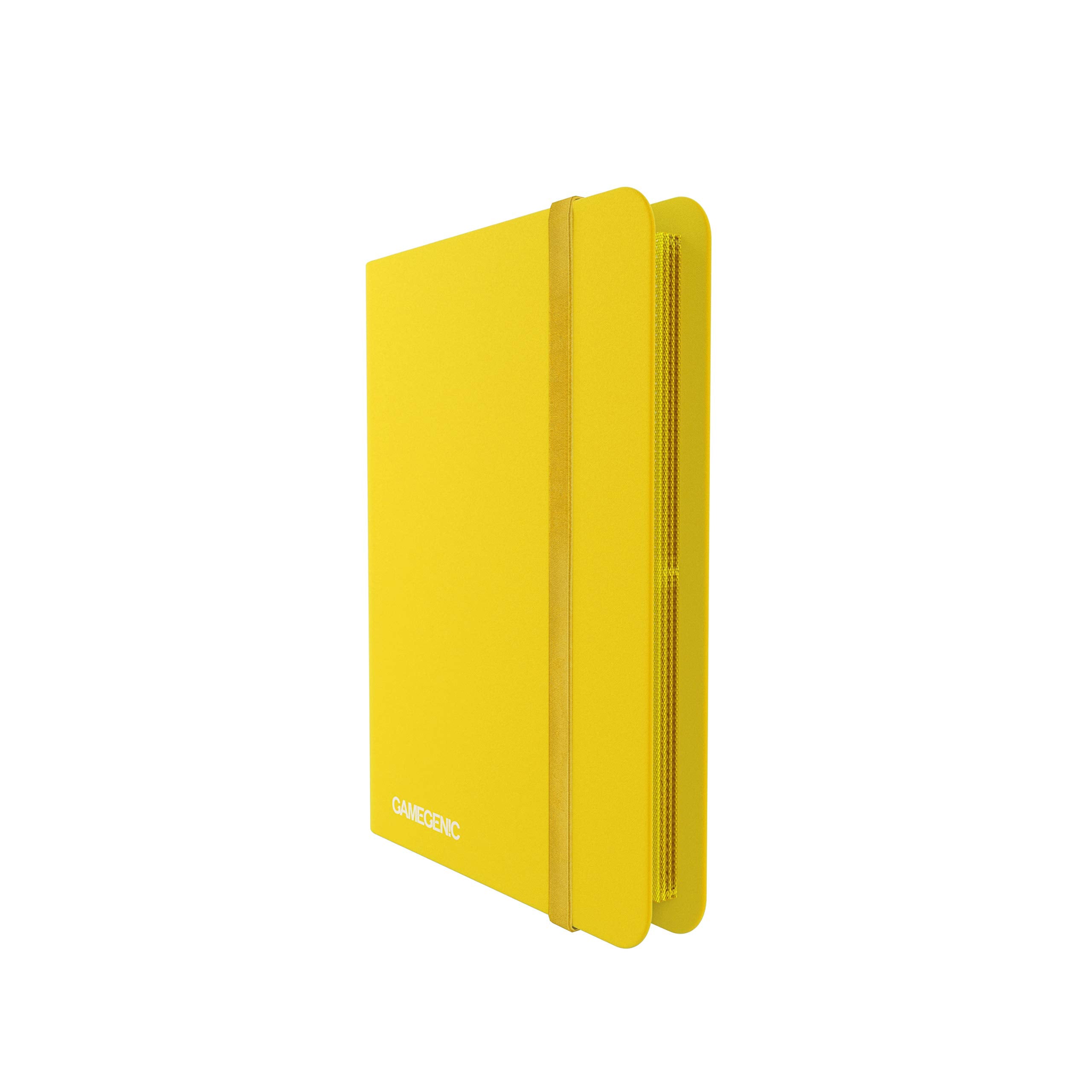 Gamegenic Casual Album 8-Pocket Yellow | Holds 160 Double-Sleeved Cards | PP Material