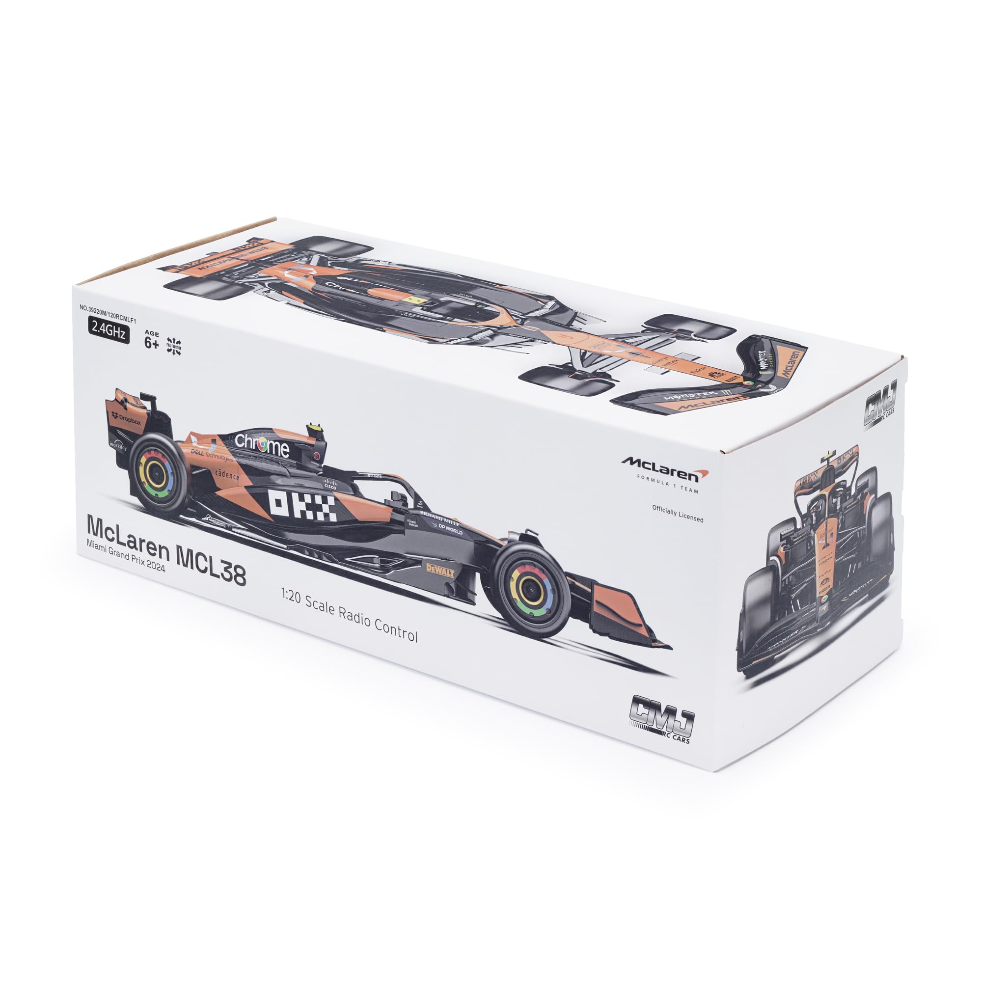 McLaren F1 RC Car MCL38 - 1:20 Scale 2.4GHz Licensed F1 Racing Vehicle 3