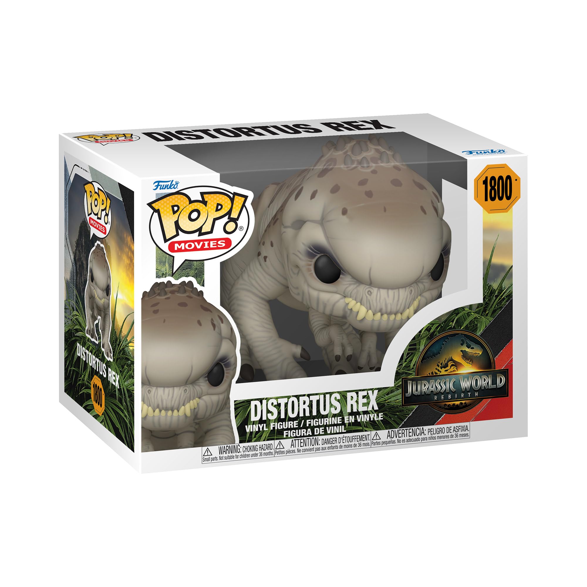 Funko Pop! Movies: Jurassic World (2025) - Distortus Rex Chibi Figure | Vinyl | 3.75 in