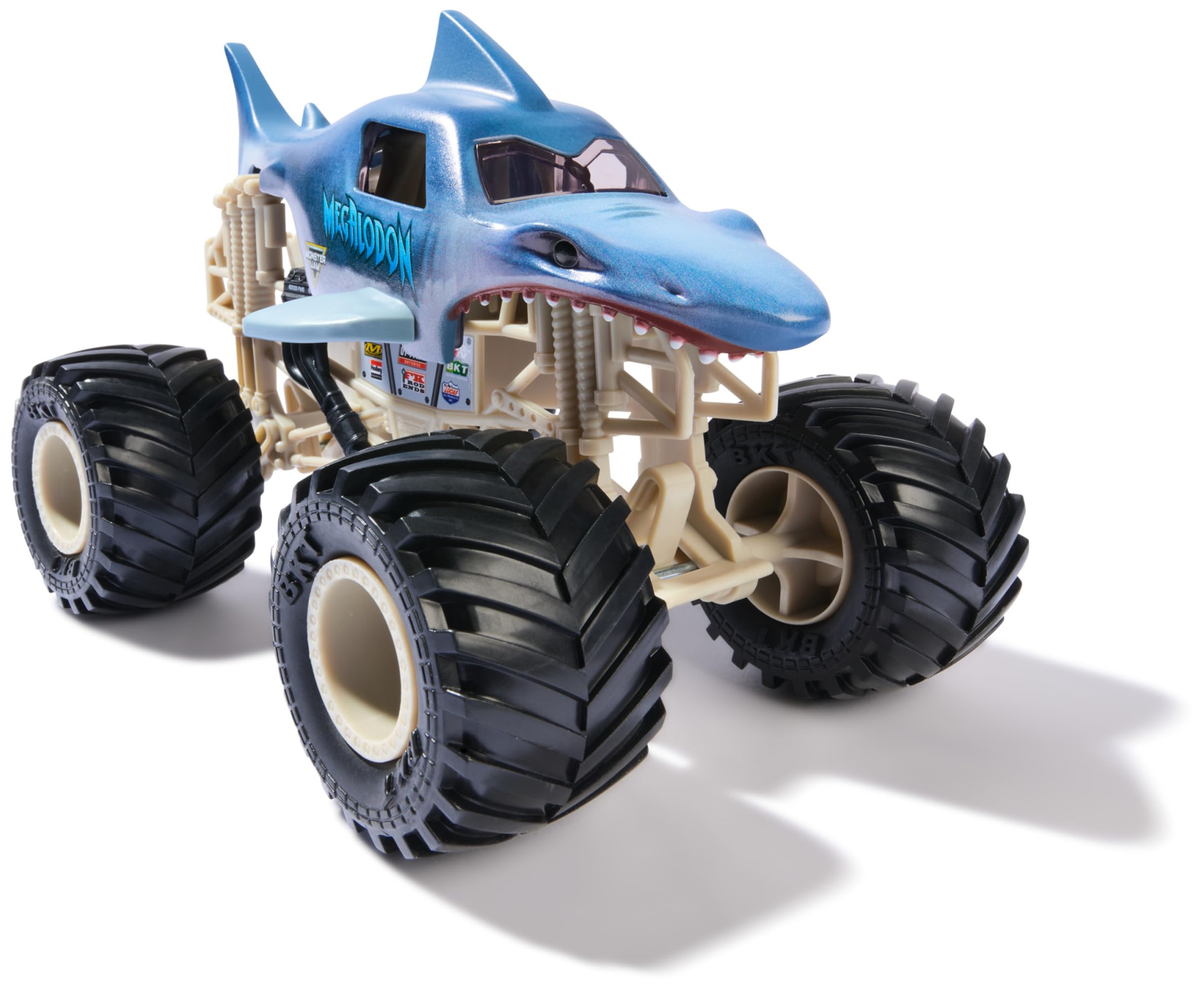 Monster Jam Megalodon Monster Truck - 1:24 Scale Die-Cast Vehicle for Kids