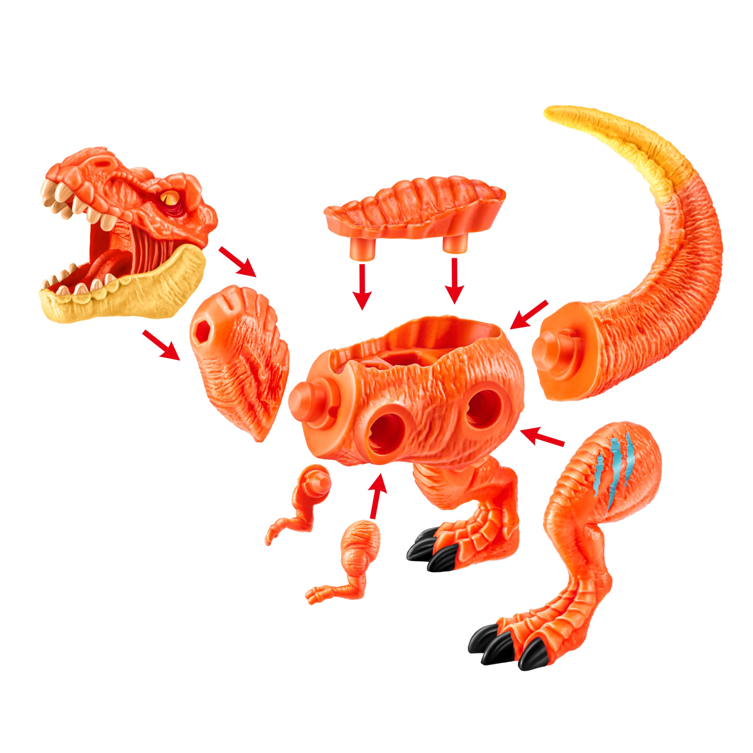 5 SURPRISE Dino Mix & Match by ZURU - Build & Collect Prehistoric Toys for Kids