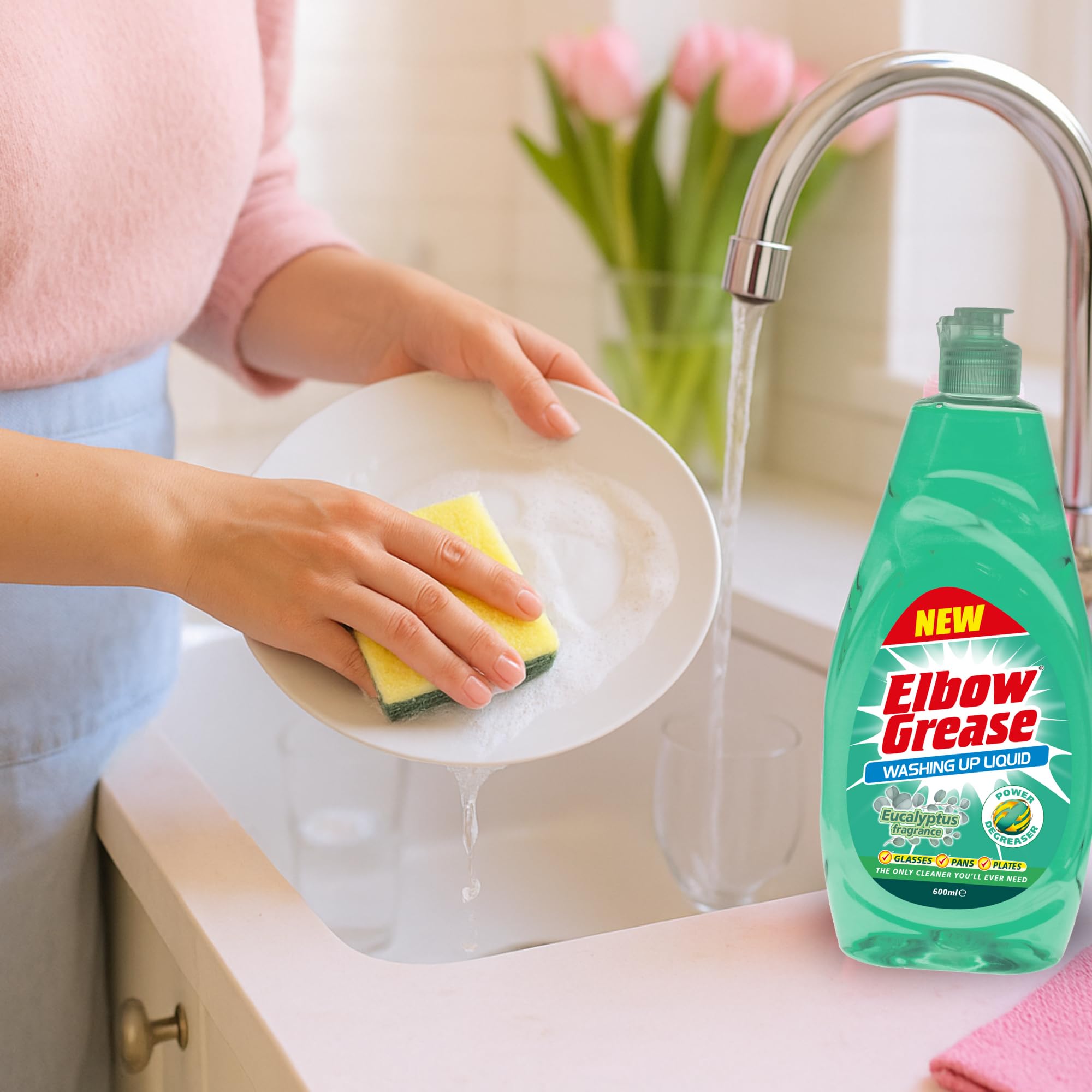 Elbow Grease - Washing Up Liquid Power Degreaser 600ml