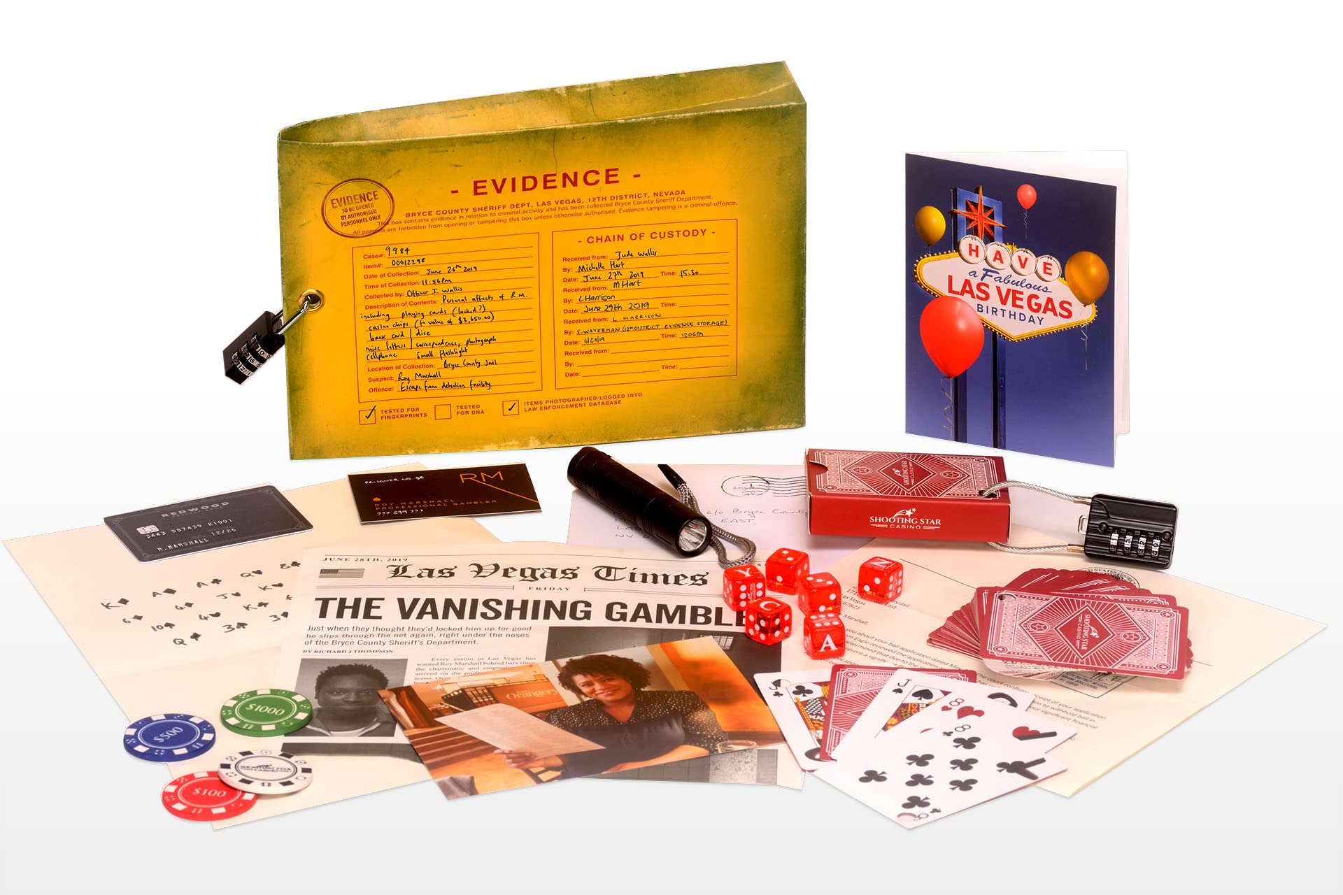 The Mystery Agency The Vanishing Gambler Immersive Detective Puzzle
