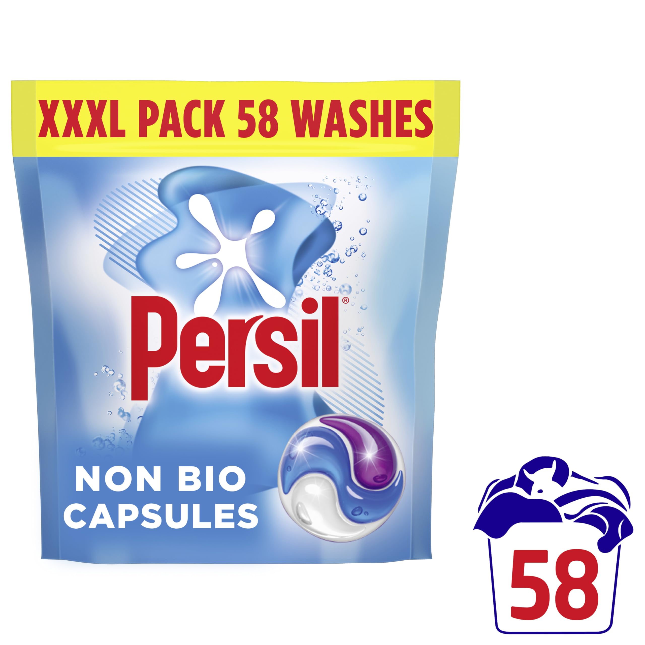 Persil - Non Bio 3 in 1 Washing Capsules Laundry Detergent 3