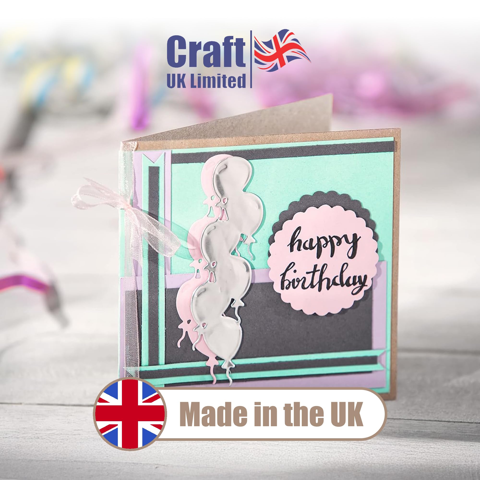 Craft UK Kraft Card and Envelope Pack - 6 x 6 Inch | 50 Count | Ideal for Invitations