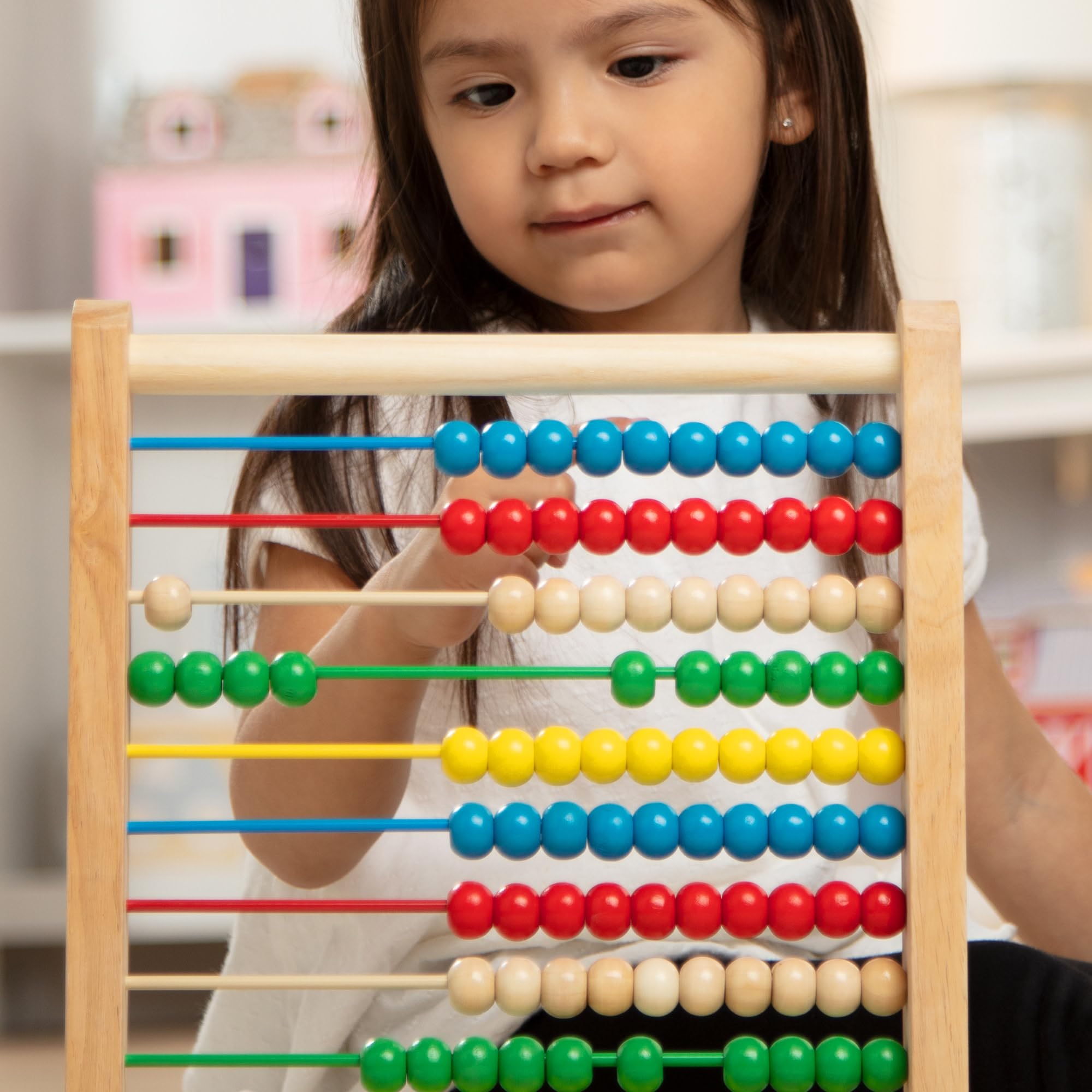 Melissa & Doug Wooden Abacus - Educational Counting Frame for Kids 13