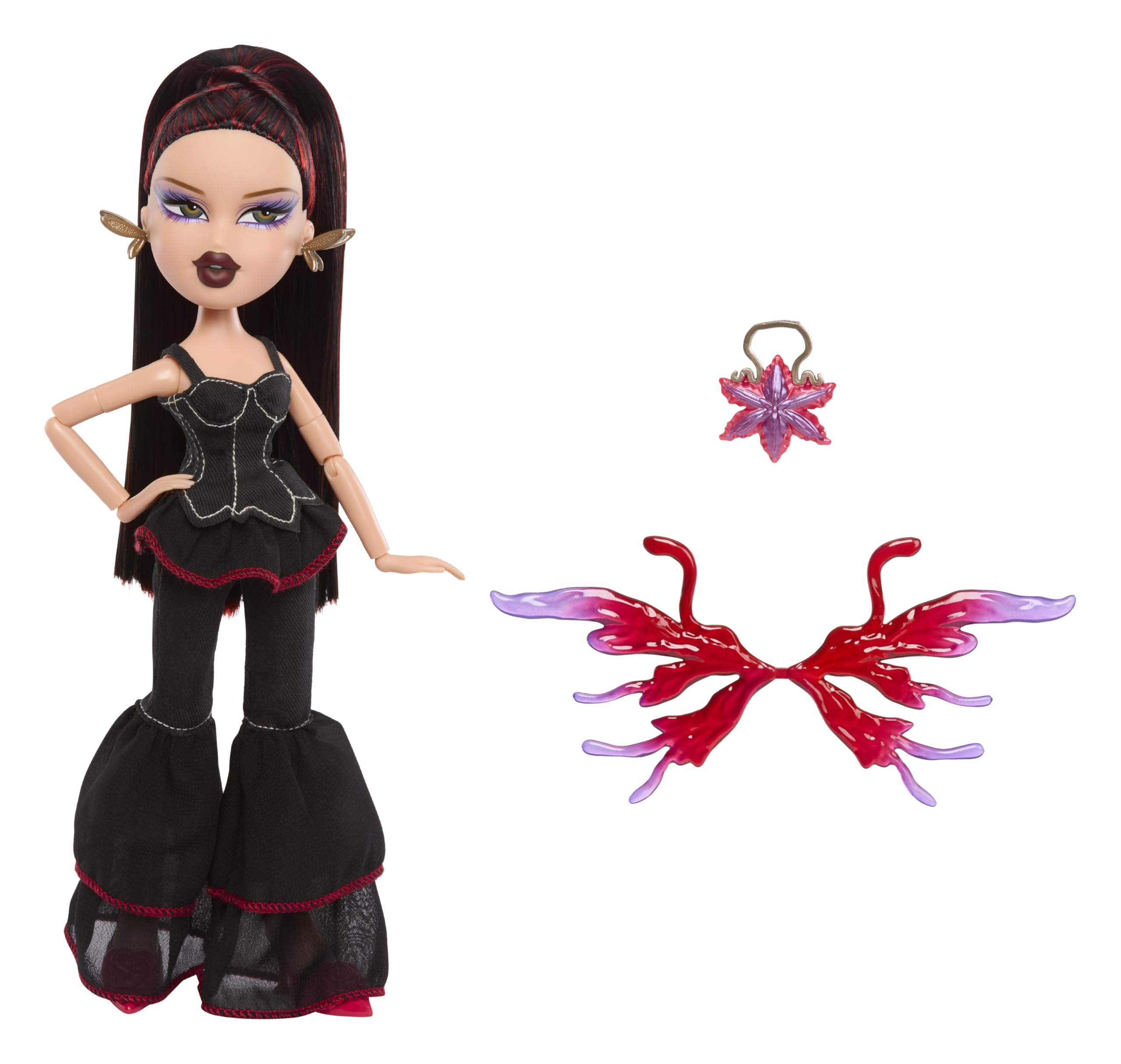 Bratz Fashion Pixiez Lina - Collectible Fantasy Doll with Transformable Wings and Fashion Accessories 10