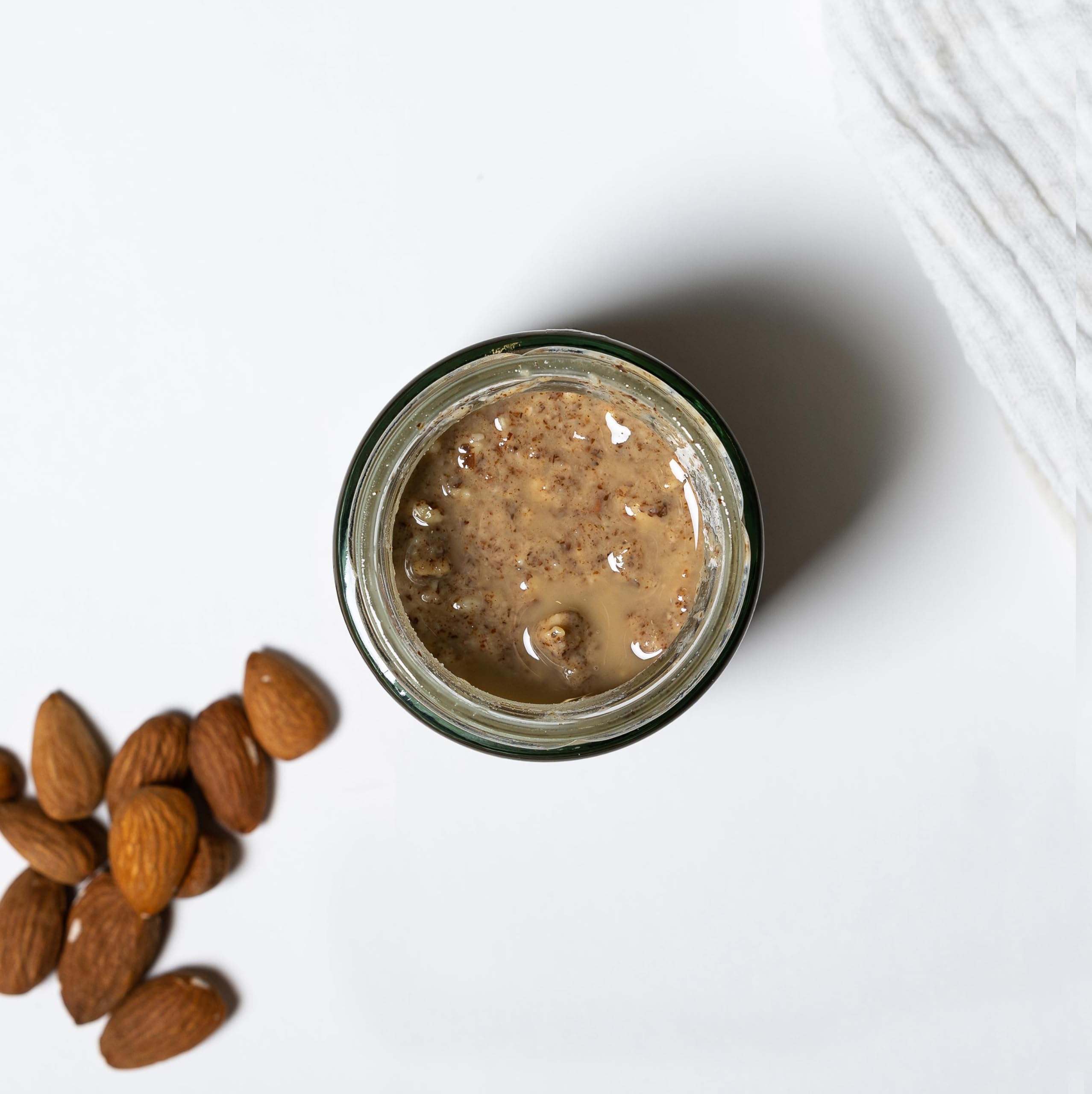 Nutural World - Crunchy Almond Nut Butter (1kg) Glass Jar - Great Taste Award Winner 3