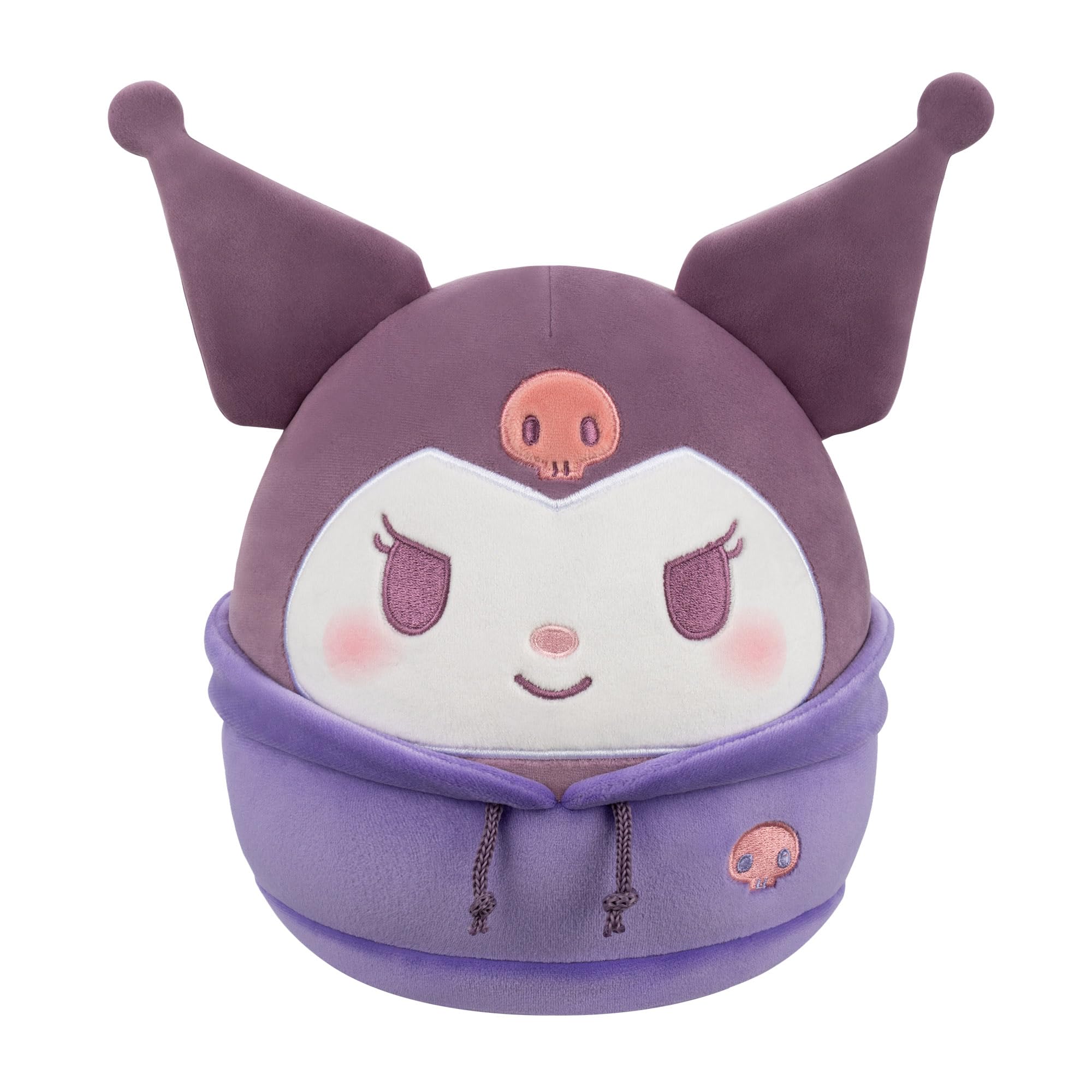 Squishmallows Dabodabo Hoodie Kuromi 8-Inch Plush - Sanrio x Squishmallows Collaboration