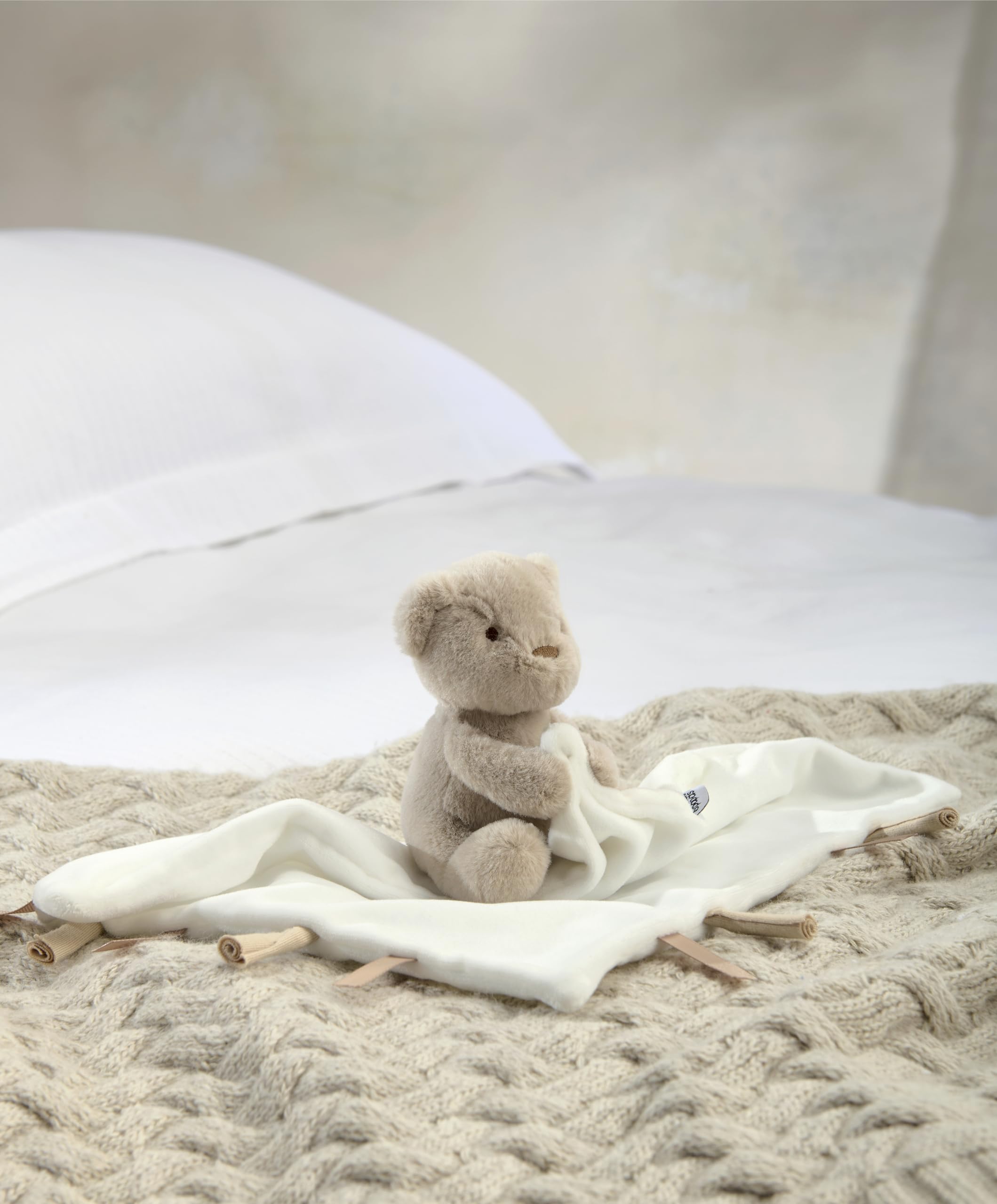 Mamas & Papas Bear Comforter - Super Soft Plush for Newborns & Toddlers 3