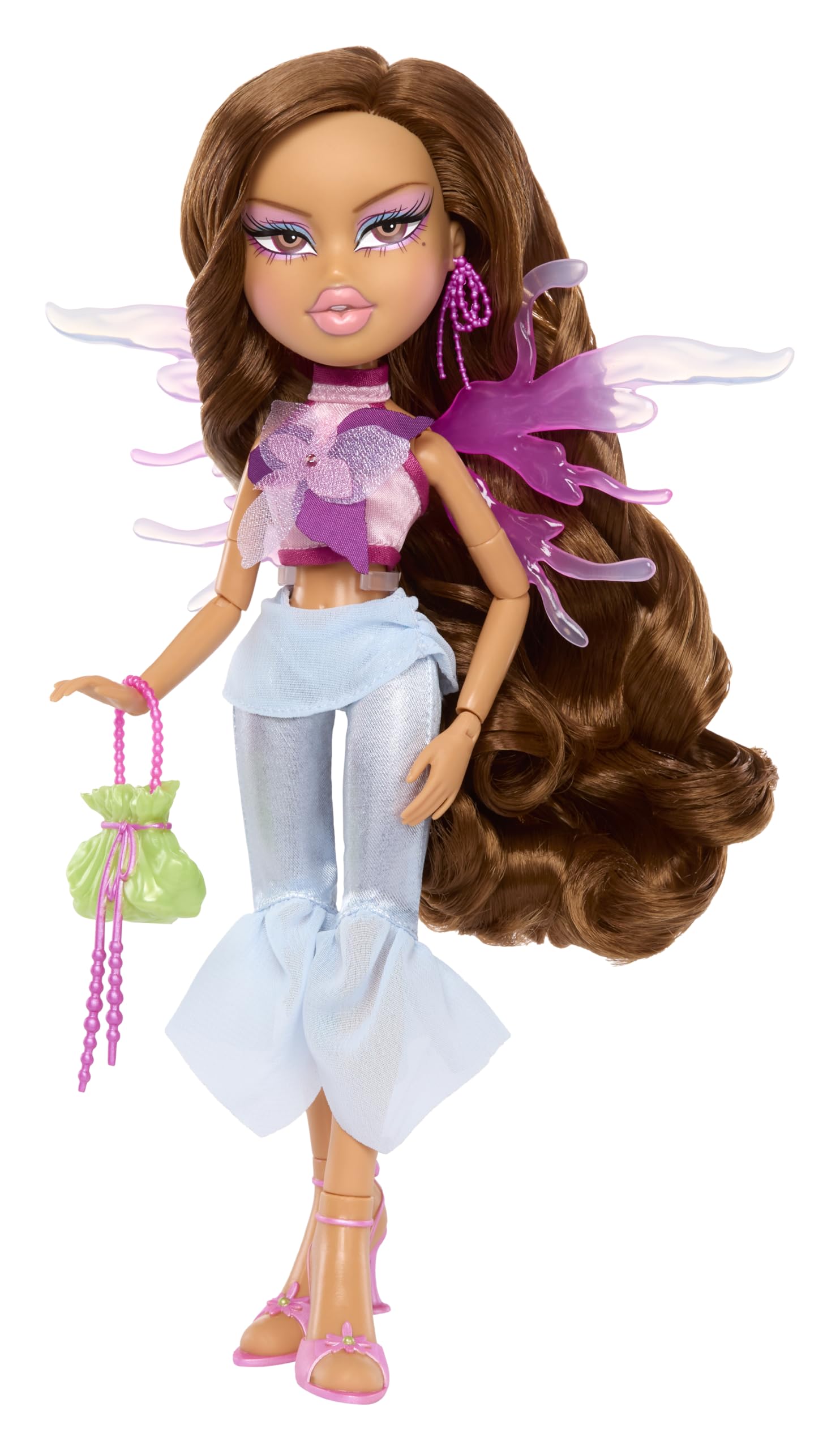 Bratz Fashion Pixiez Yasmin - Collectible Fantasy Doll with Transformable Wings, Real Fashions & Accessories 12