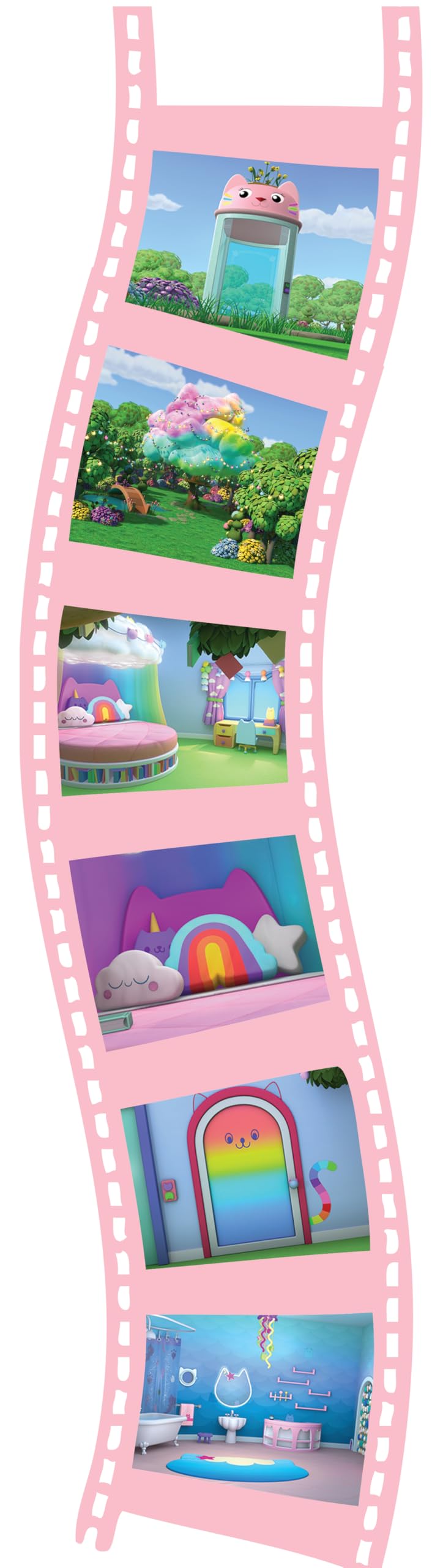 Lexibook Gabby's Dollhouse Story Projector & Torch Light - 24 Images, 3 Discs, Ages 3+ 6