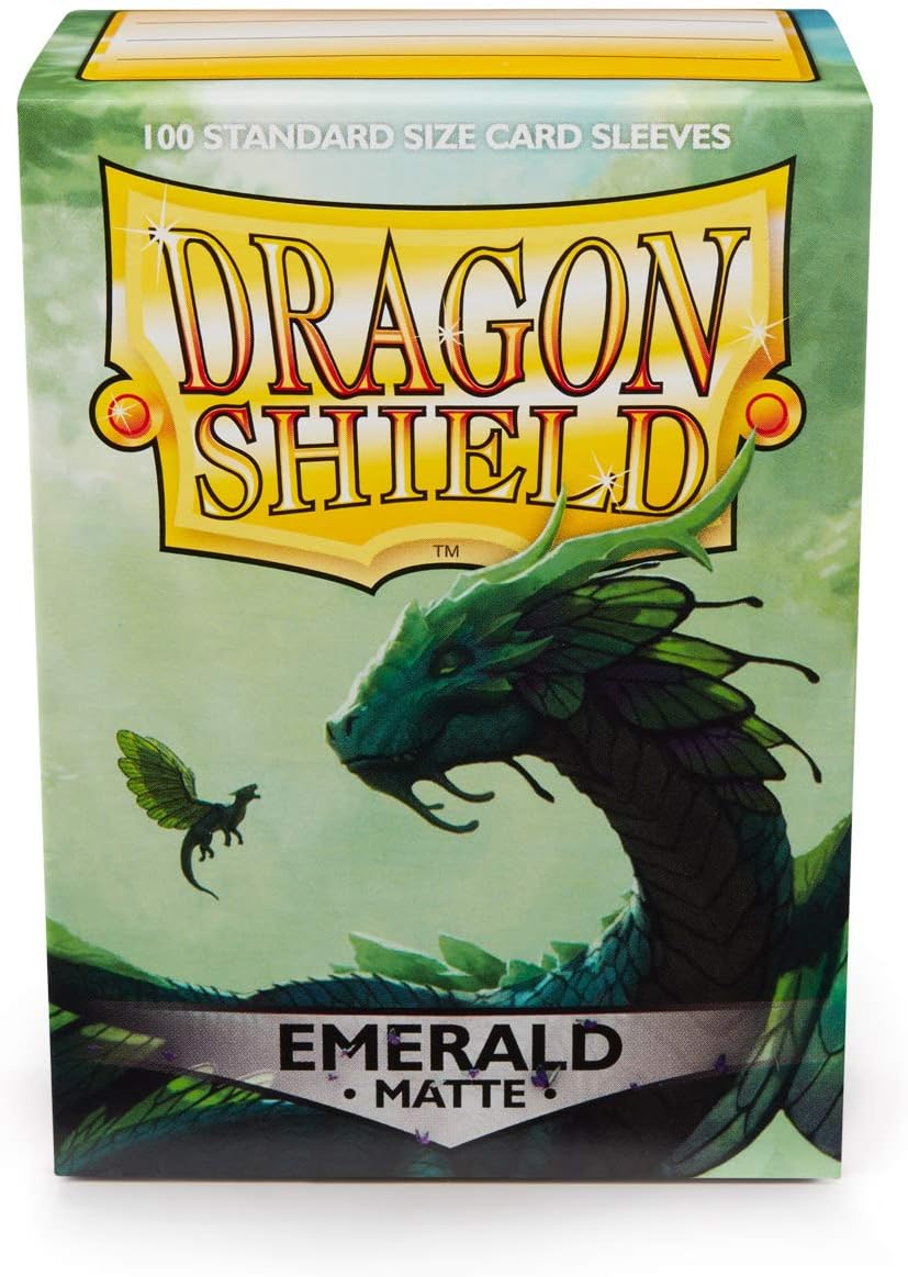 Arcane Tinmen Dragon Shield Matte - Emerald (100ct in Box)
