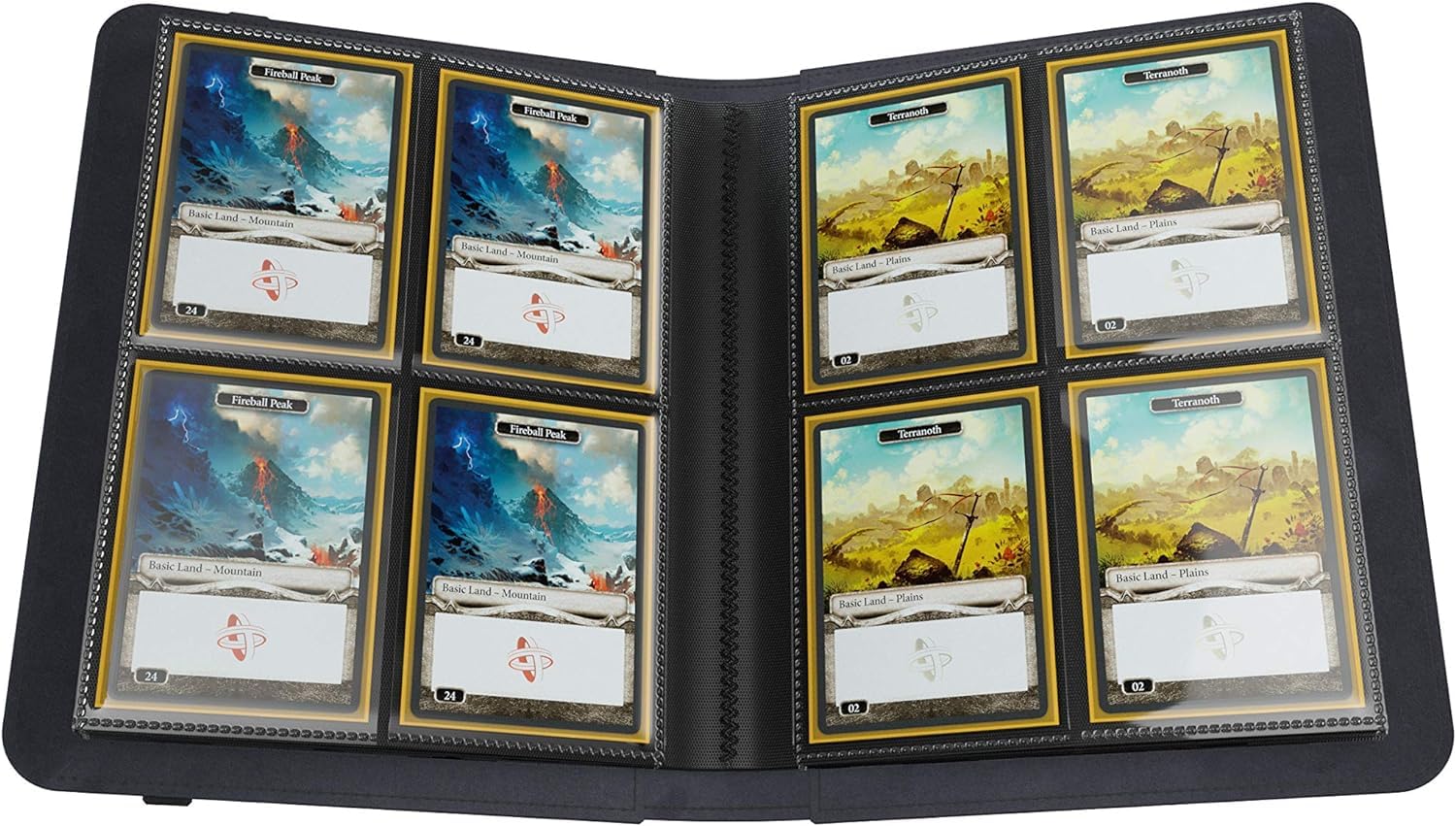 Gamegenic Prime Album 8-Pocket Black Trading Card Storage Album 5